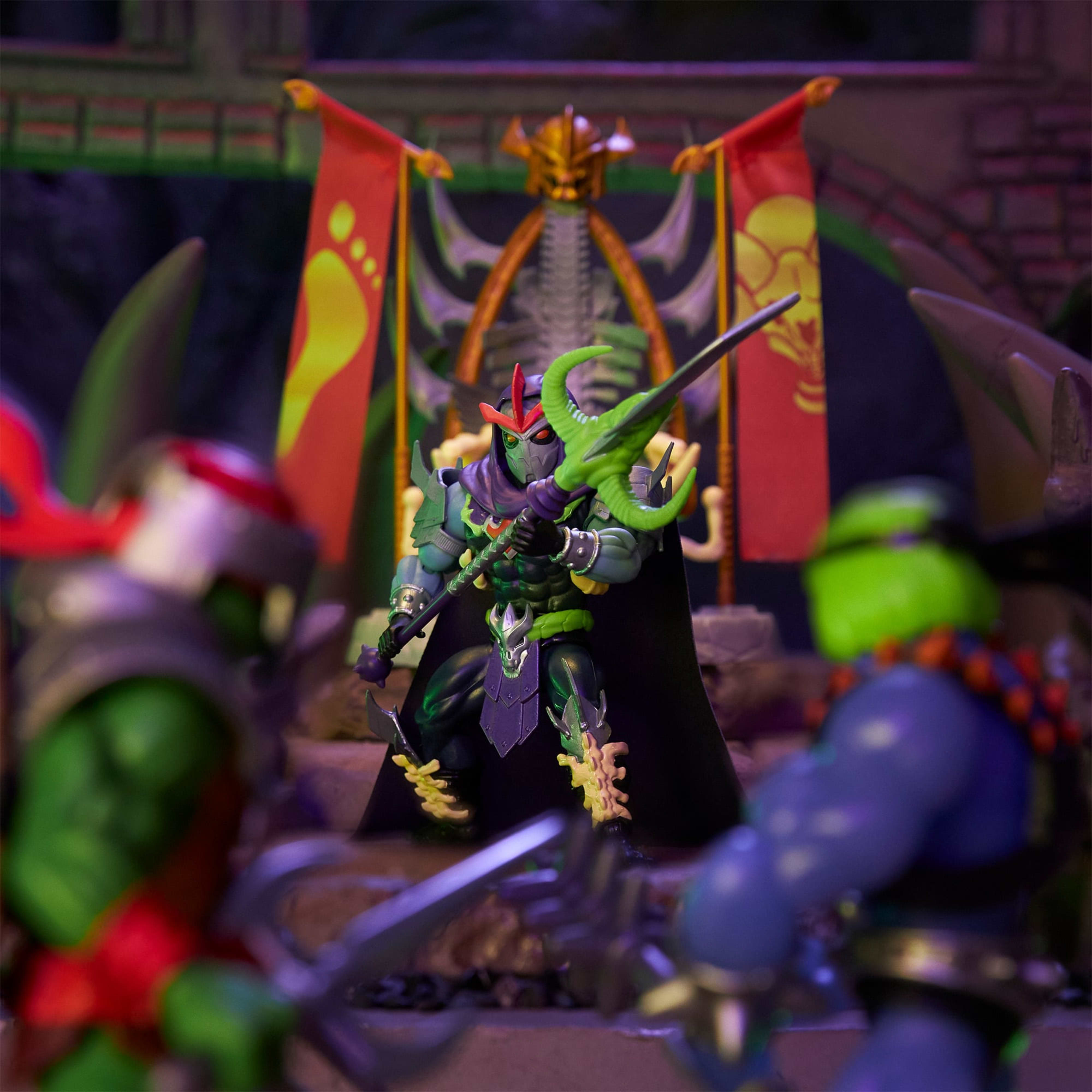 Masters of the Universe Origins: Turtles of Grayskull Skele-Shredder Action Figure Gallery Image 5