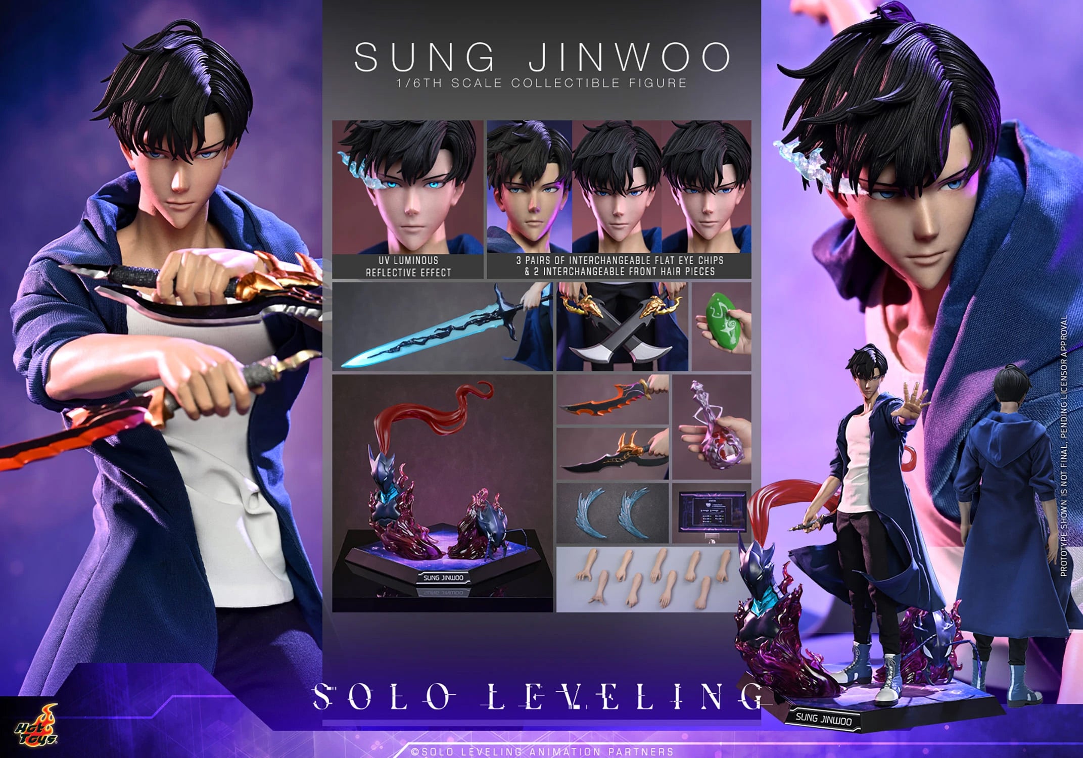 Solo Leveling TMS193 Sung Jinwoo 1/6th Scale Collectible Figure Gallery Image 21