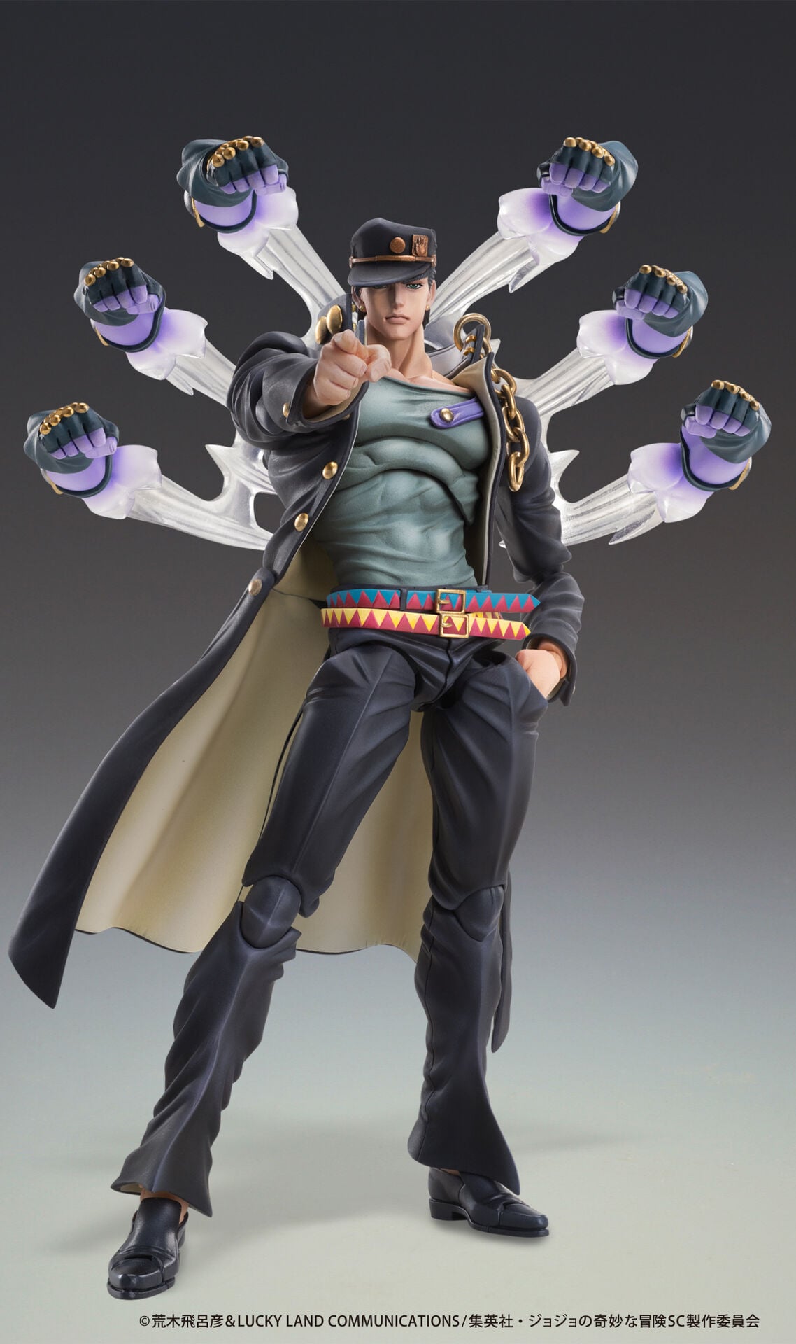 JoJo's Bizarre Adventure: Stardust Crusaders Super Action Statue Jotaro Kujo (Ver.2) Action Figure Gallery Image 9