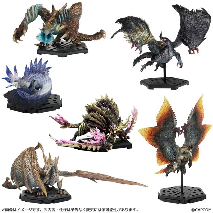 Monster Hunter Capcom Figure Builder Standard Model Plus The Best Vol.25 & 26 Box of 6 Figures Gallery Image 3