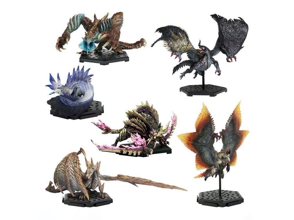 Monster Hunter Capcom Figure Builder Standard Model Plus The Best Vol.25 & 26 Box of 6 Figures Gallery Image 1
