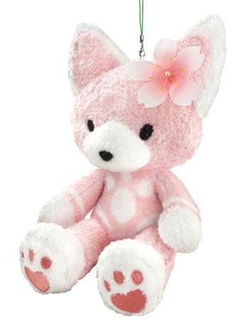 Image of Monster Hunter Wilds Sakura Felyne Teddy Plush