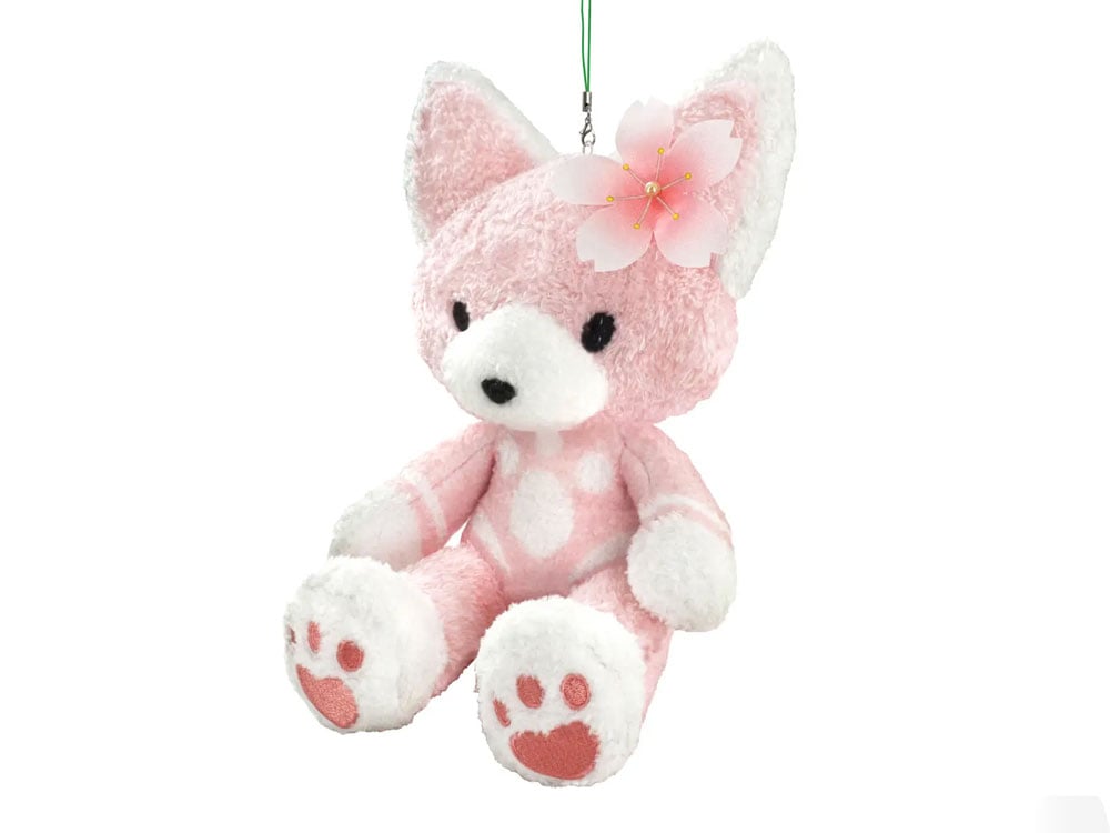 Monster Hunter Wilds Sakura Felyne Teddy Plush Gallery Image 1