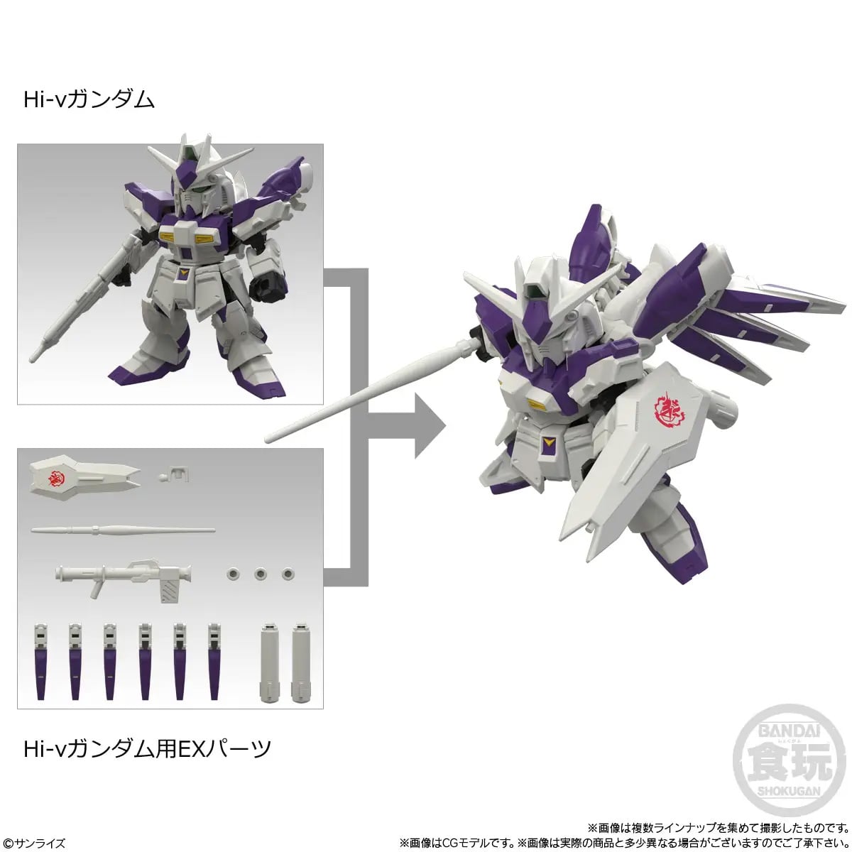 Mobile Suit Gundam Mobility Joint Gundam Vol.13 Box of 10 Random Figures and Accessories Gallery Image 4