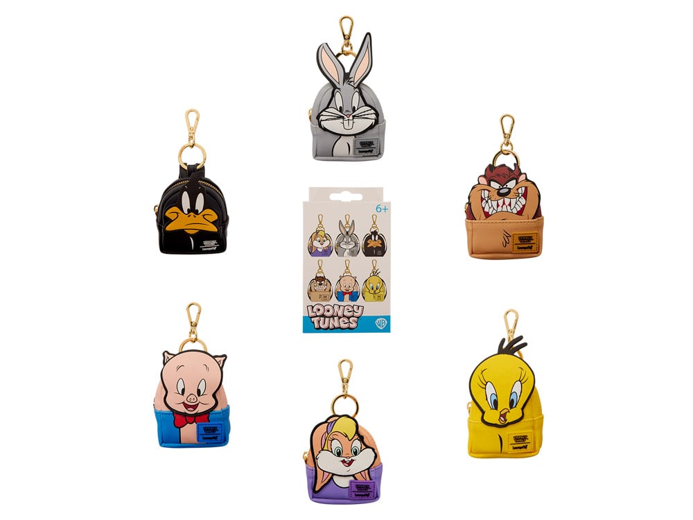 Looney Tunes Random Mini Backpack Keychain Charm
