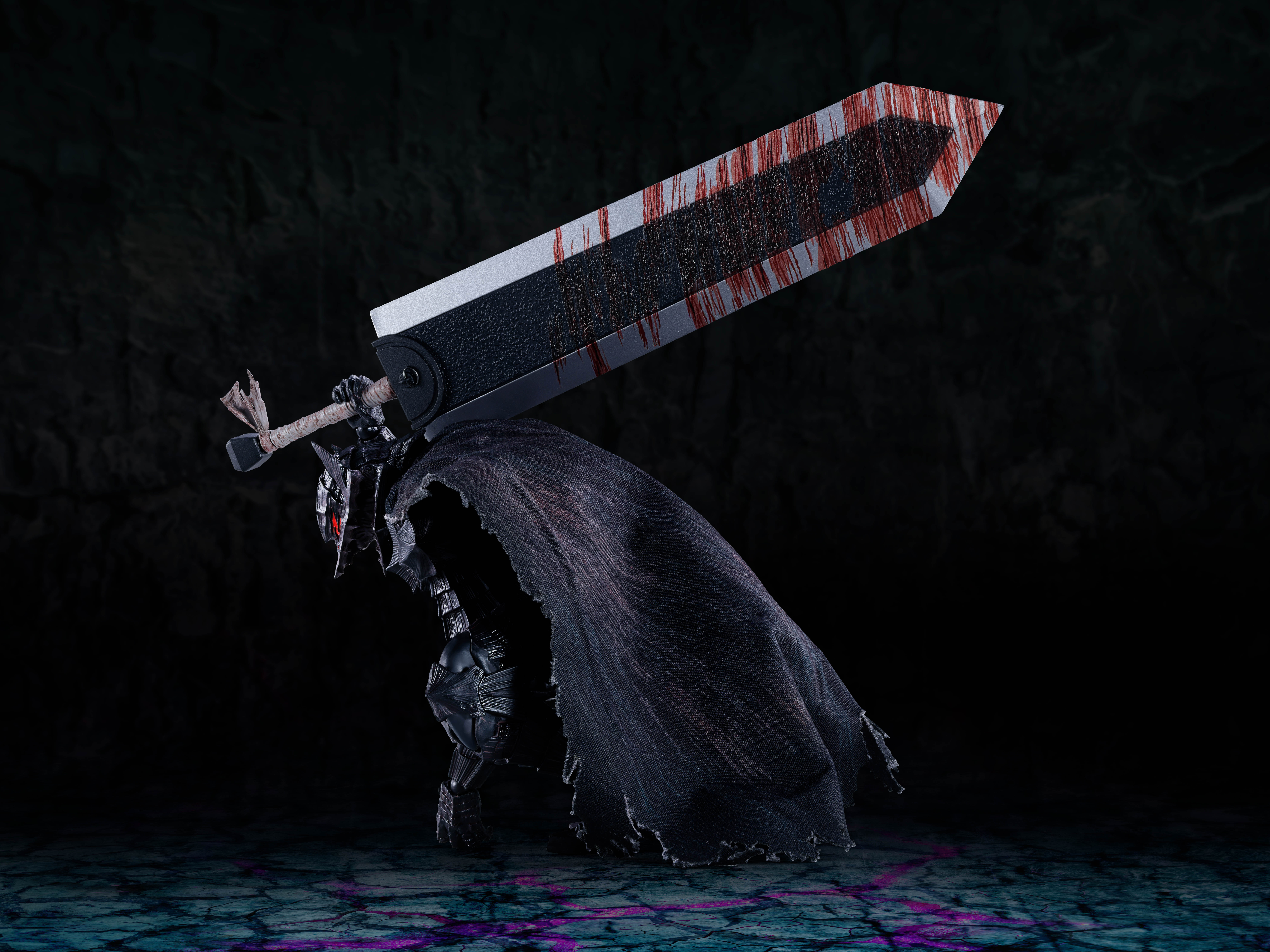 Berserk S.H.Figuarts Guts (Berserker Armor) (Heat of Passion Battle Ver.) Action Figure Gallery Image 5