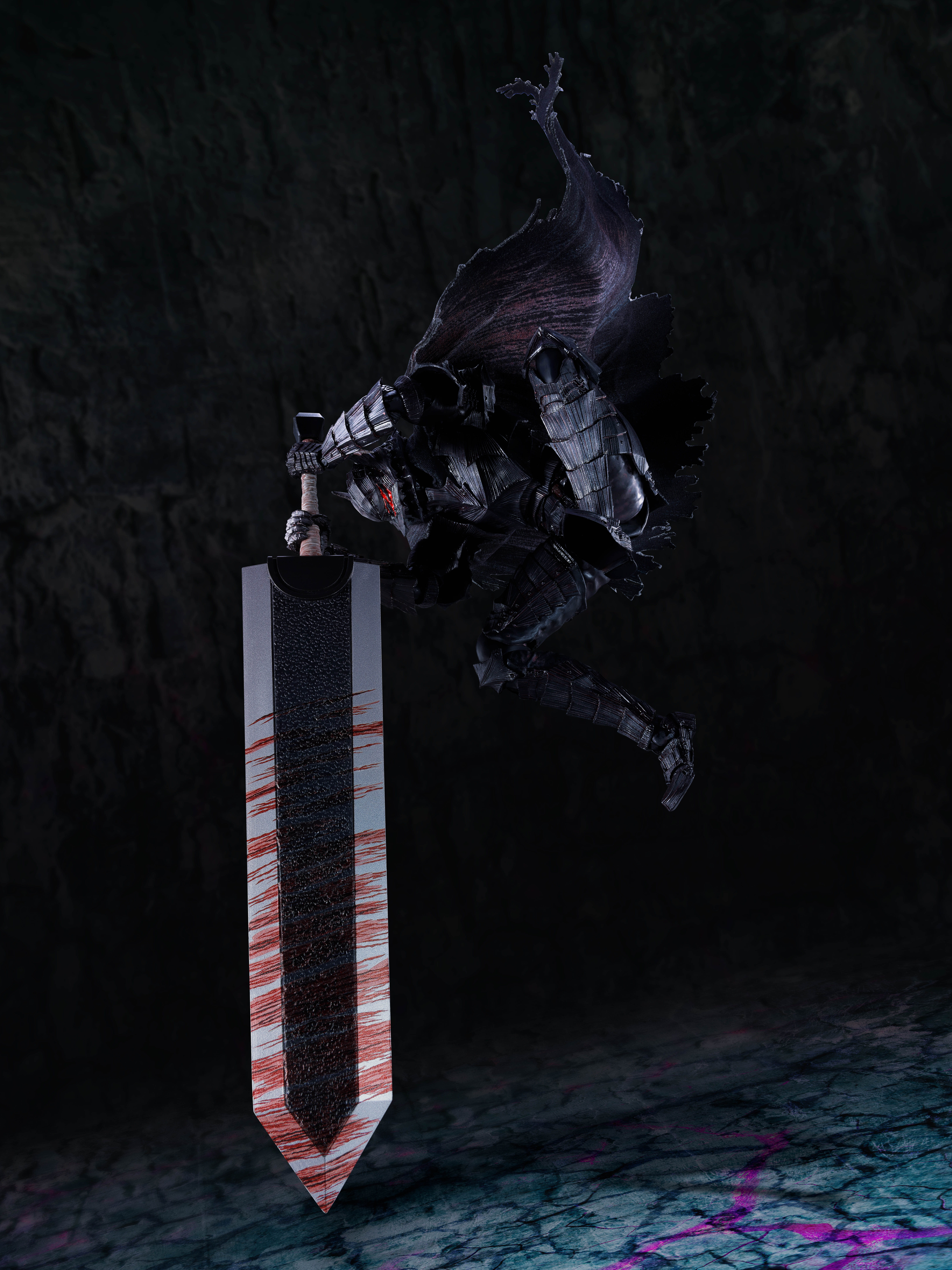 Berserk S.H.Figuarts Guts (Berserker Armor) (Heat of Passion Battle Ver.) Action Figure Gallery Image 8