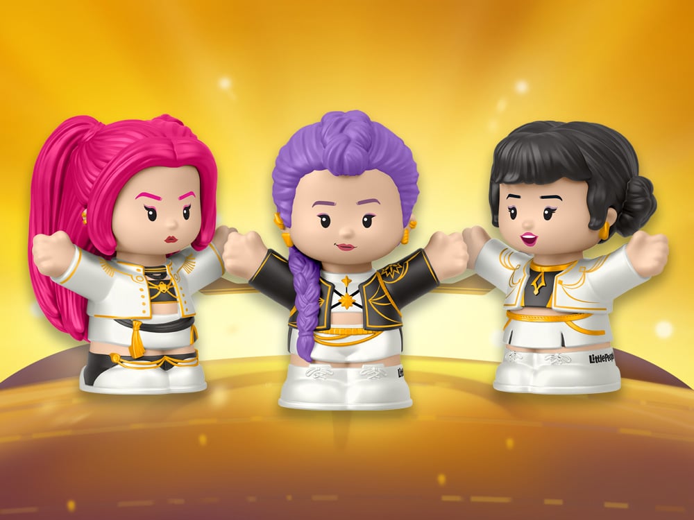 KPop Demon Hunters Little People Collector Huntr/X Three-Pack Gallery Image 1