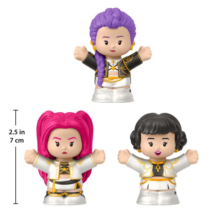 KPop Demon Hunters Little People Collector Huntr/X Three-Pack Gallery Image 3