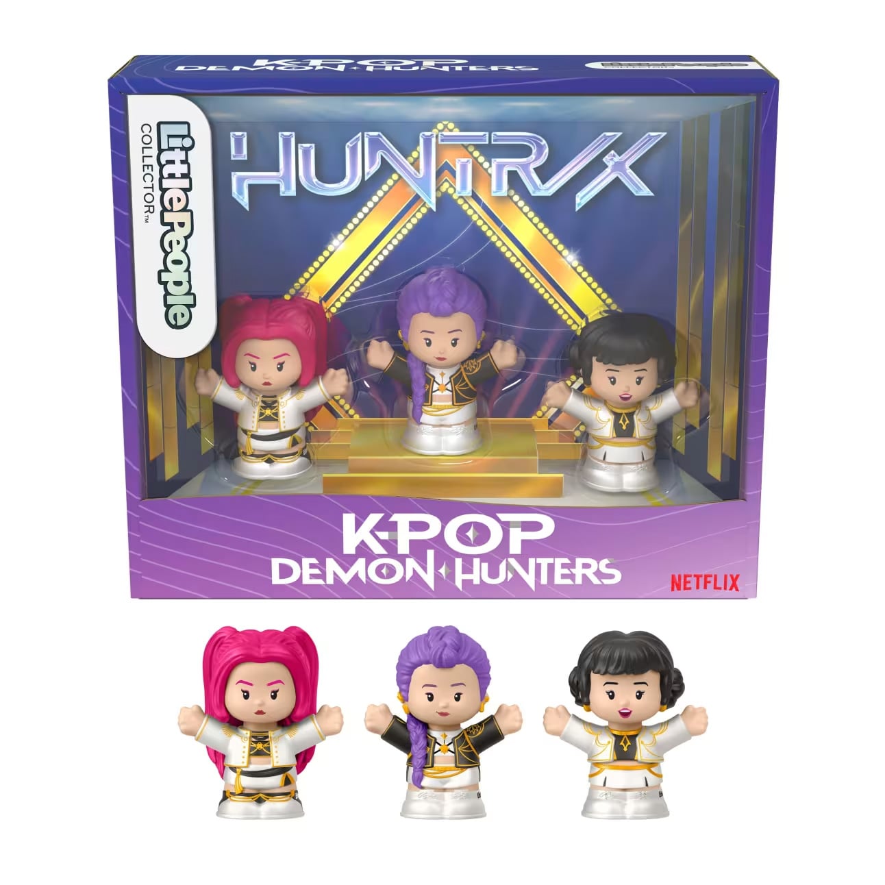 KPop Demon Hunters Little People Collector Huntr/X Three-Pack Gallery Image 5