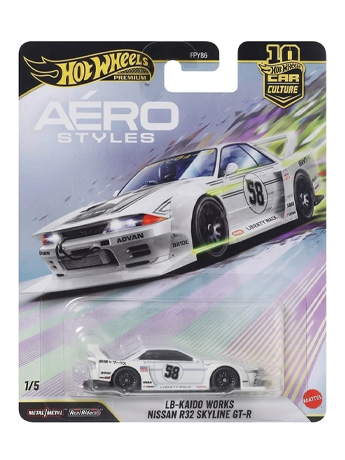 HOT BODIES 1/7GP 日産スカイライン GT-R R32 フルセット Hot Wheels Premium Car Culture LB-Kaido Works Nissan R32 Skyline GT-R
