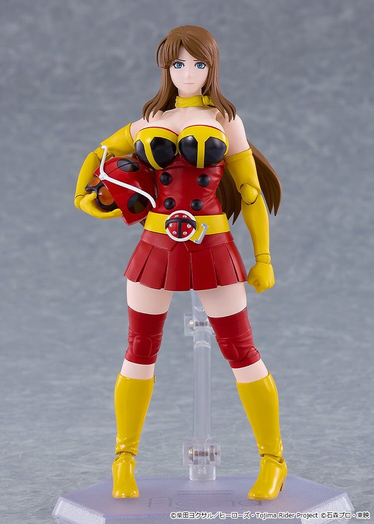 Tojima Wants to Be a Kamen Rider figma No.699 Yuriko Okada (Electro-Wave Human Tackle Ver.) Action Figure Gallery Image 3