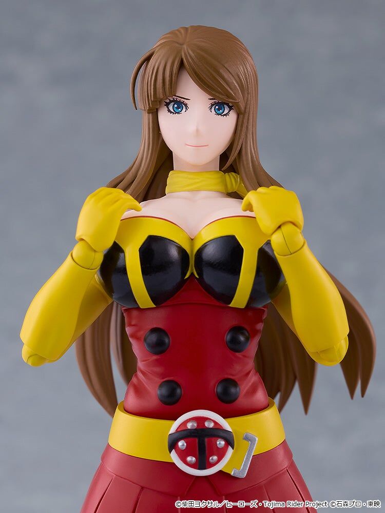 Tojima Wants to Be a Kamen Rider figma No.699 Yuriko Okada (Electro-Wave Human Tackle Ver.) Action Figure Gallery Image 9