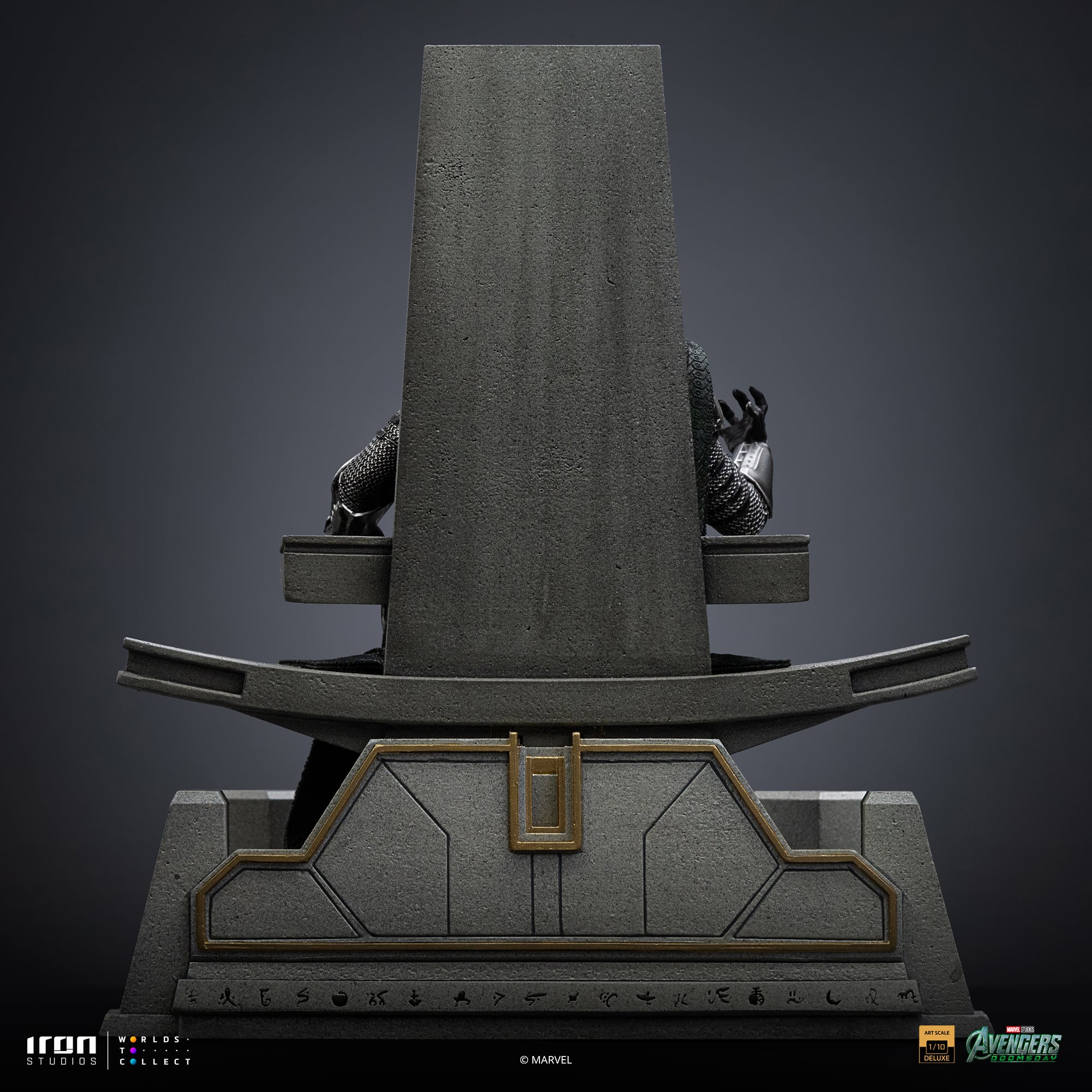 Avengers: Doomsday Doctor Doom on Throne 1/10 Art Scale Statue Numbered Edition Gallery Image 5