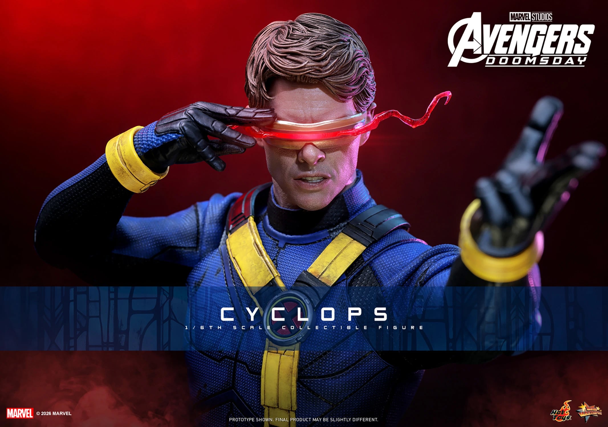 Avengers: Doomsday MM908 Cyclops 1/6th Scale Collectible Figure Gallery Image 3