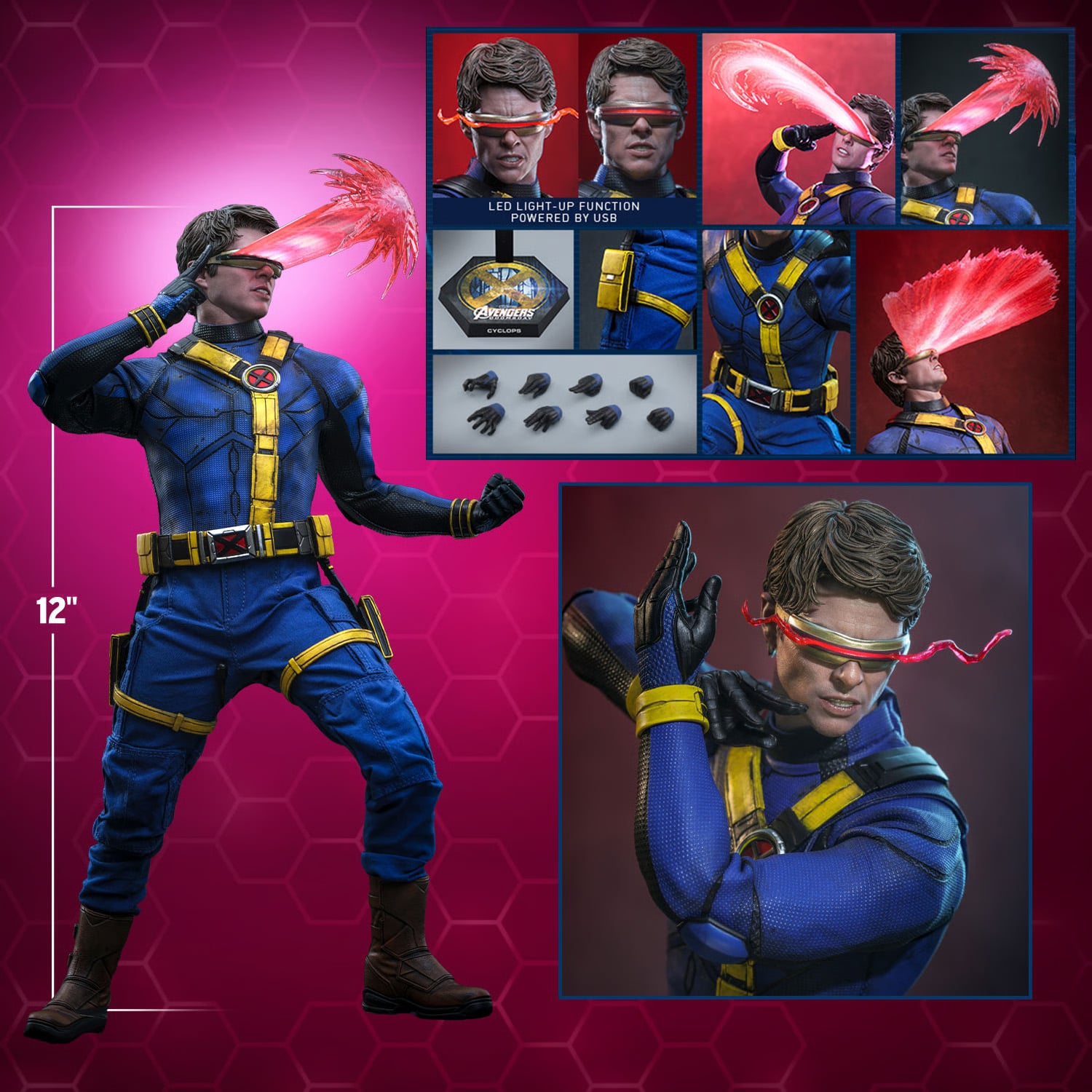 Avengers: Doomsday MM908 Cyclops 1/6th Scale Collectible Figure Gallery Image 18
