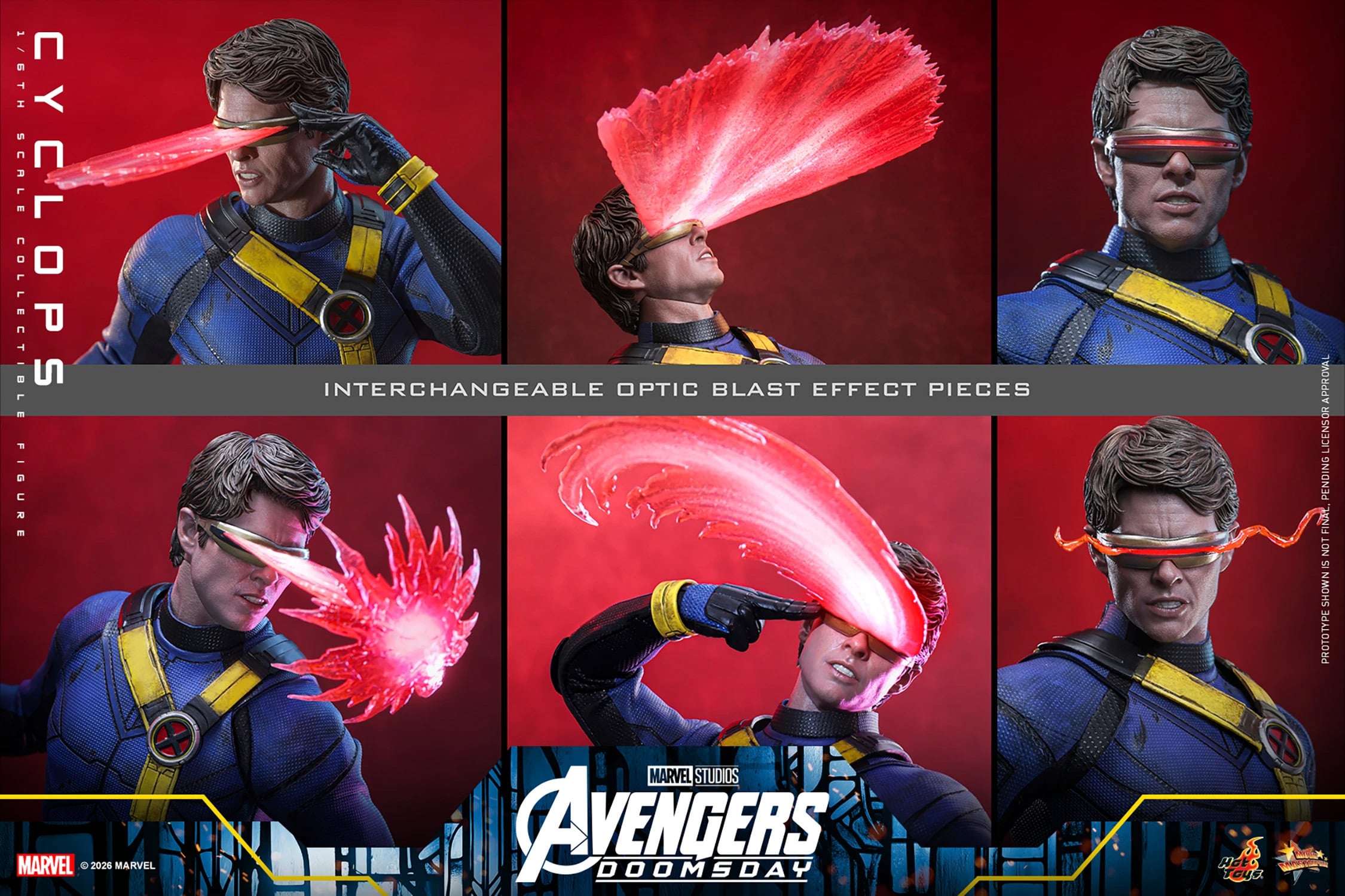 Avengers: Doomsday MM908 Cyclops 1/6th Scale Collectible Figure Gallery Image 19