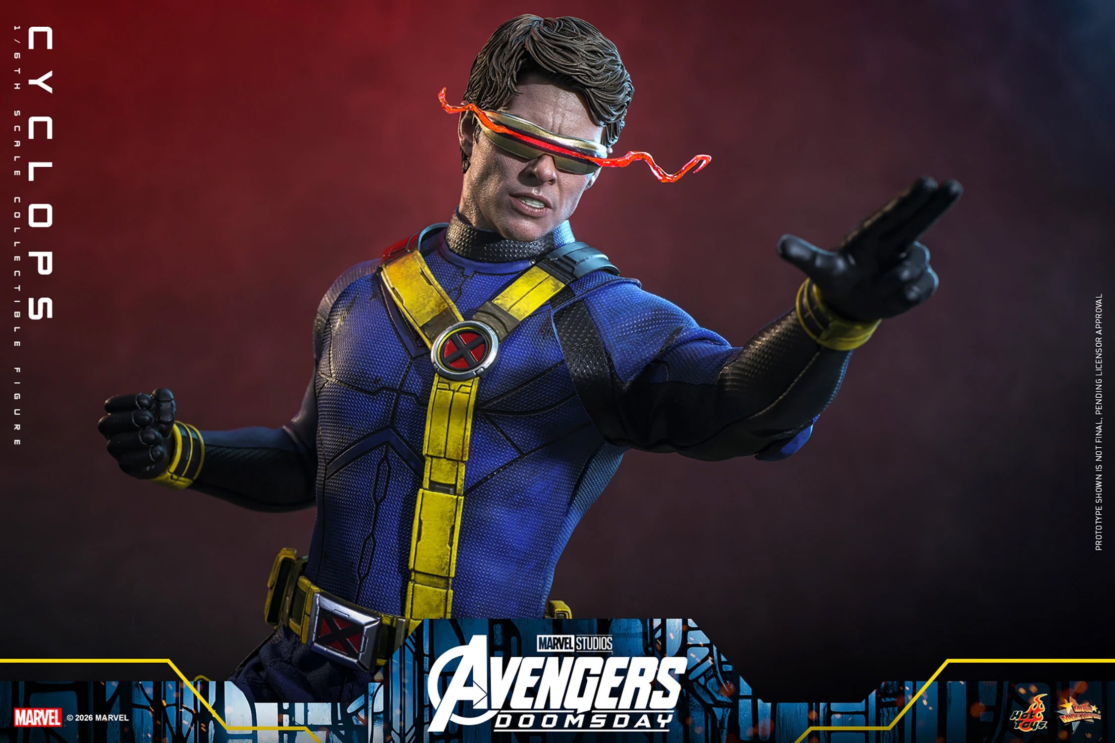 Avengers: Doomsday MM908 Cyclops 1/6th Scale Collectible Figure Gallery Image 9
