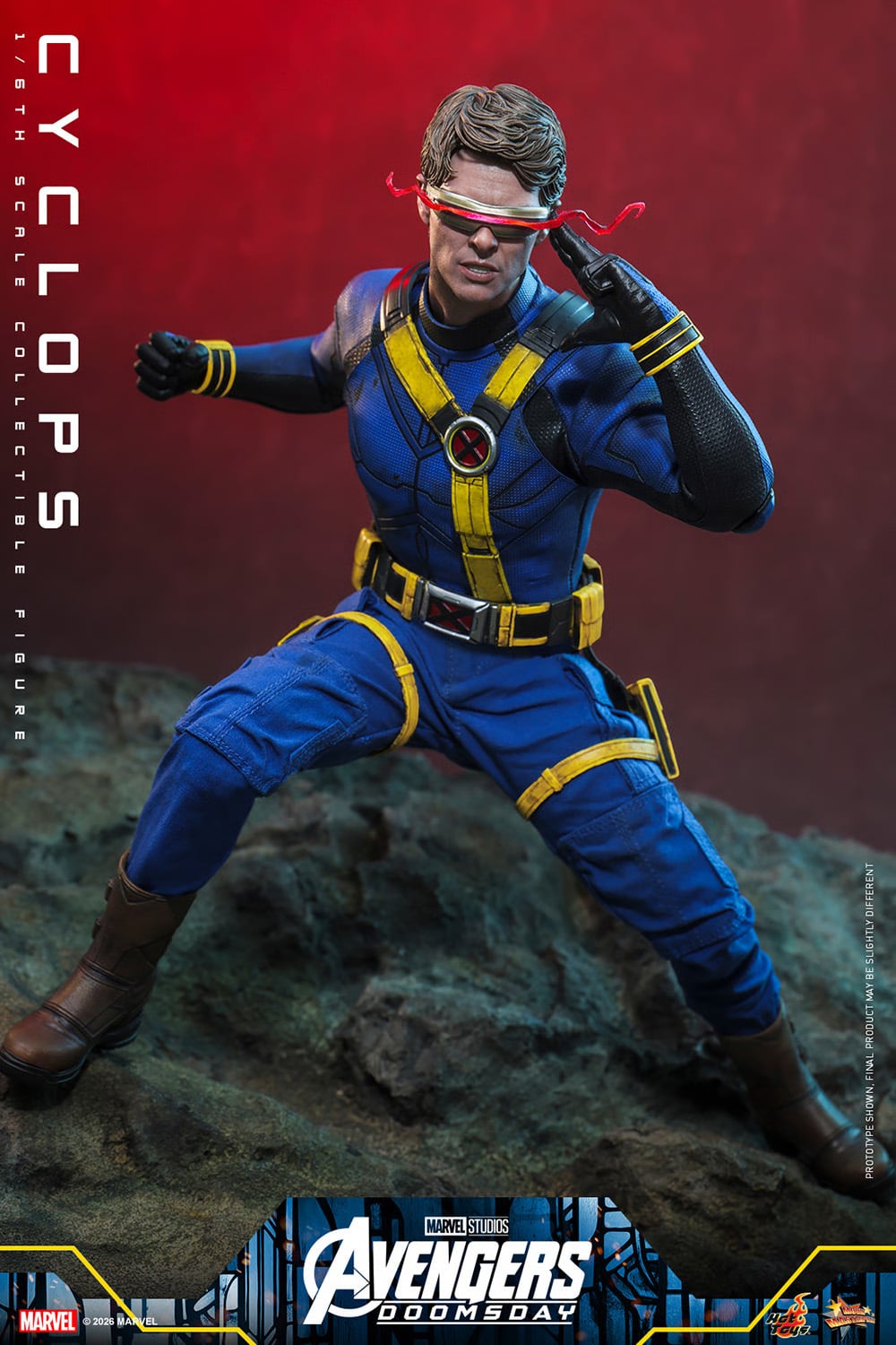 Avengers: Doomsday MM908 Cyclops 1/6th Scale Collectible Figure Gallery Image 4