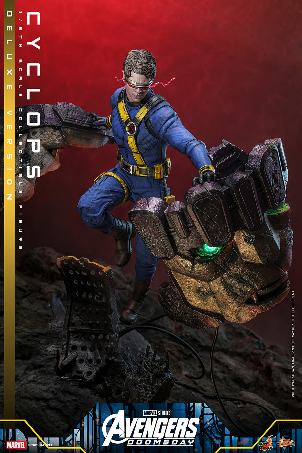 Avengers: Doomsday MMS909 Cyclops (Deluxe Ver.) 1/6th Scale Collectible Figure Gallery Image 13
