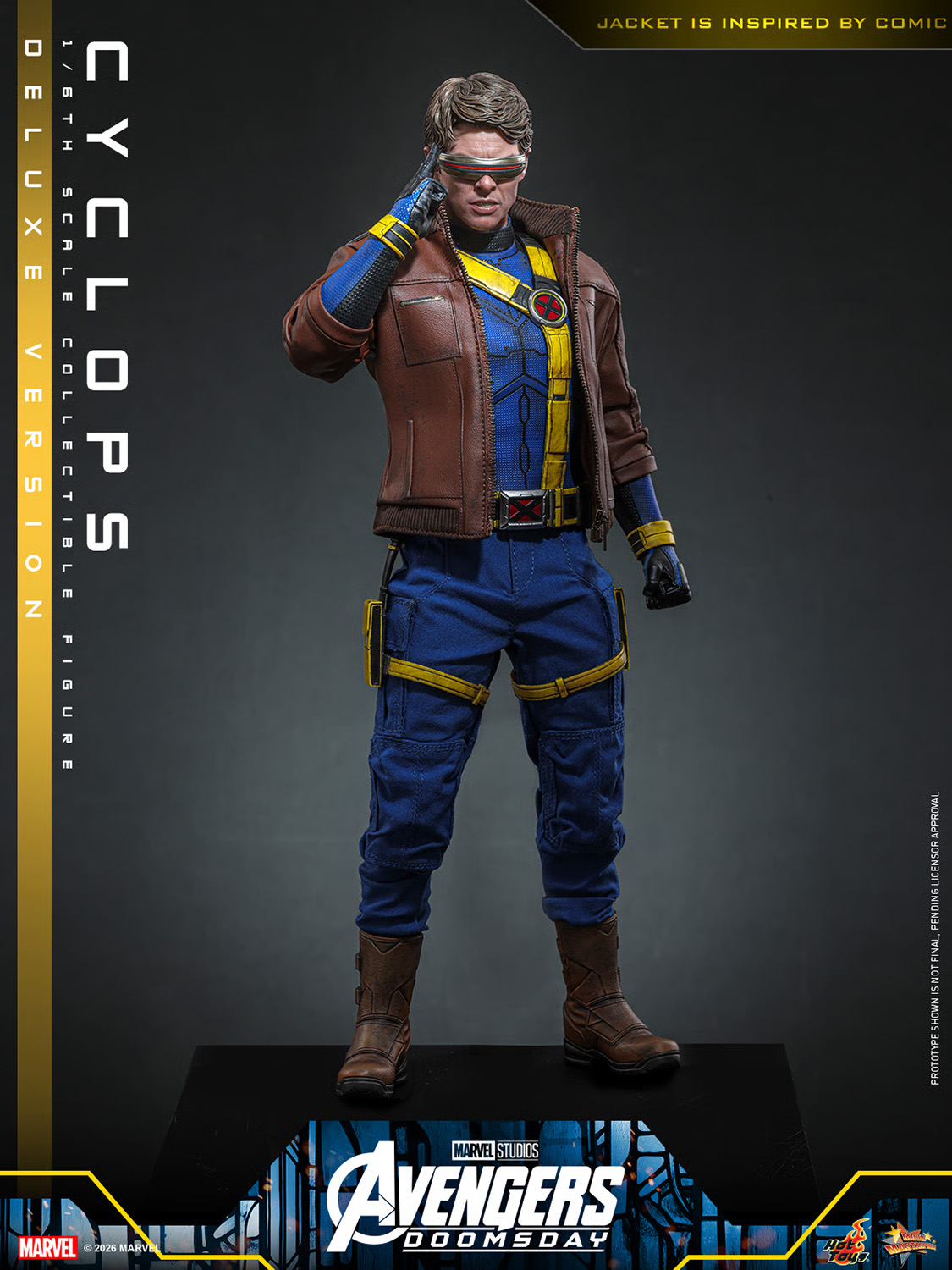 Avengers: Doomsday MMS909 Cyclops (Deluxe Ver.) 1/6th Scale Collectible Figure Gallery Image 18