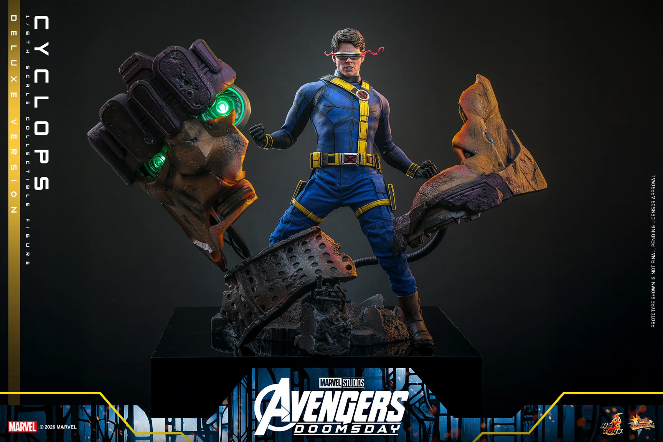 Avengers: Doomsday MMS909 Cyclops (Deluxe Ver.) 1/6th Scale Collectible Figure Gallery Image 5