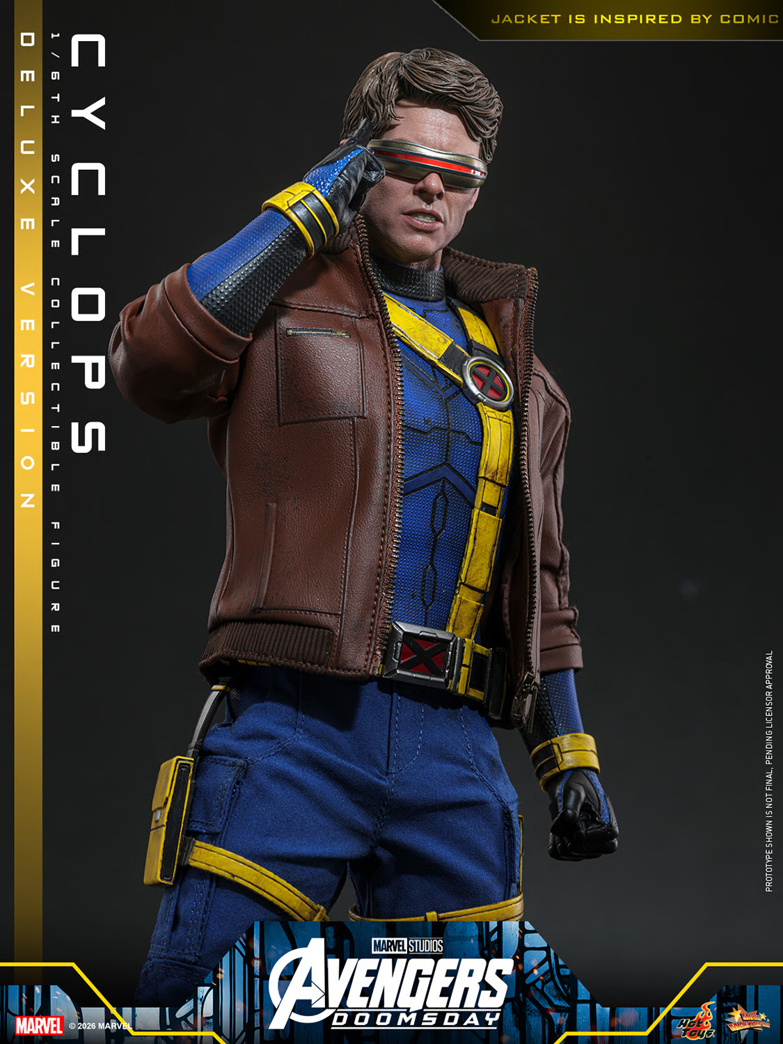 Avengers: Doomsday MMS909 Cyclops (Deluxe Ver.) 1/6th Scale Collectible Figure Gallery Image 17