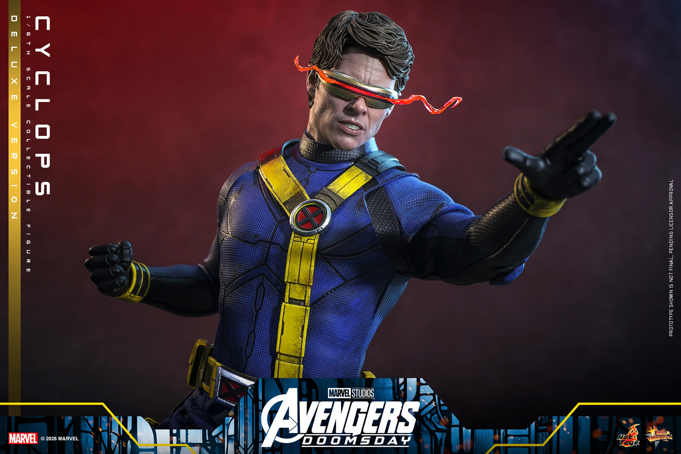 Avengers: Doomsday MMS909 Cyclops (Deluxe Ver.) 1/6th Scale Collectible Figure Gallery Image 4