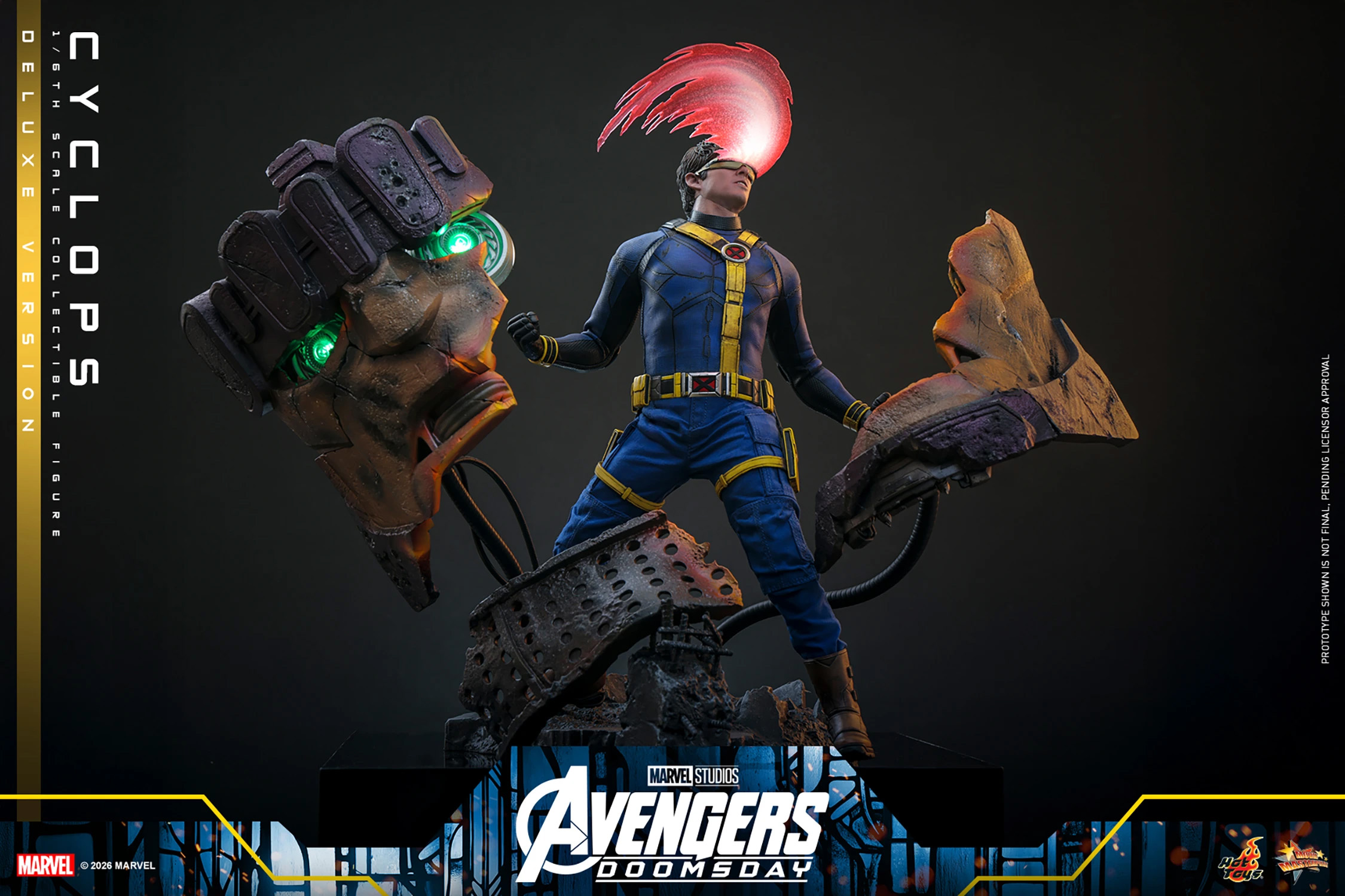 Avengers: Doomsday MMS909 Cyclops (Deluxe Ver.) 1/6th Scale Collectible Figure Gallery Image 6