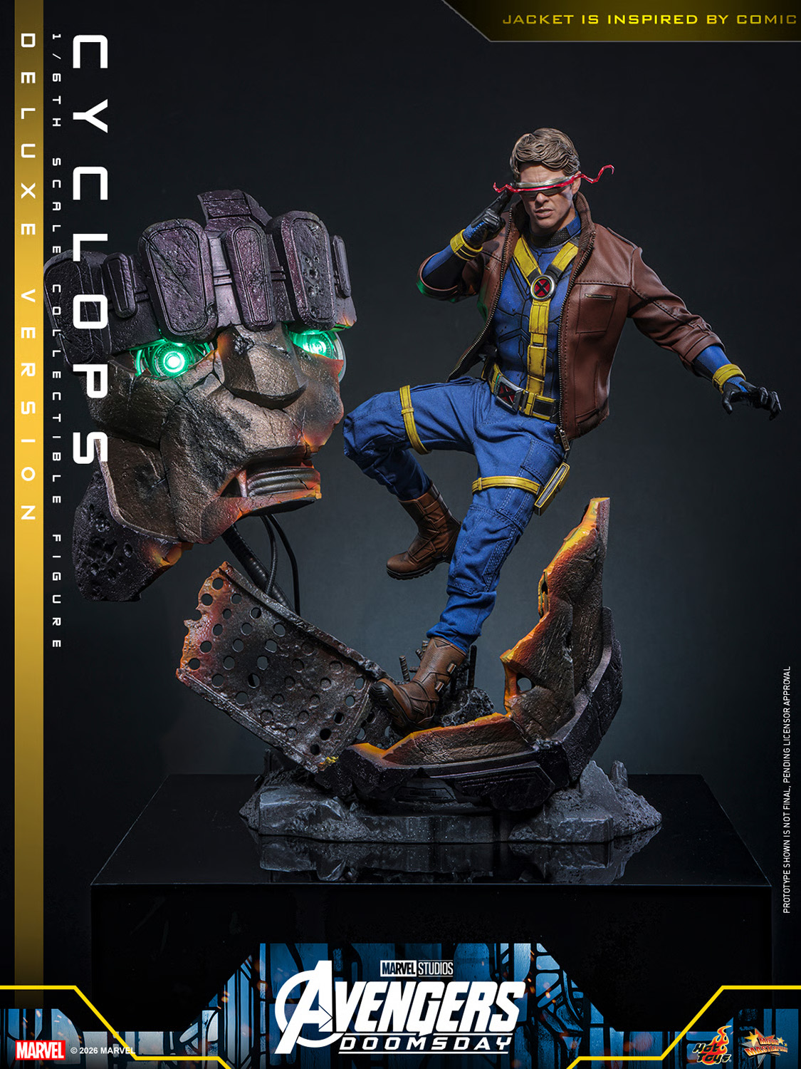 Avengers: Doomsday MMS909 Cyclops (Deluxe Ver.) 1/6th Scale Collectible Figure Gallery Image 20