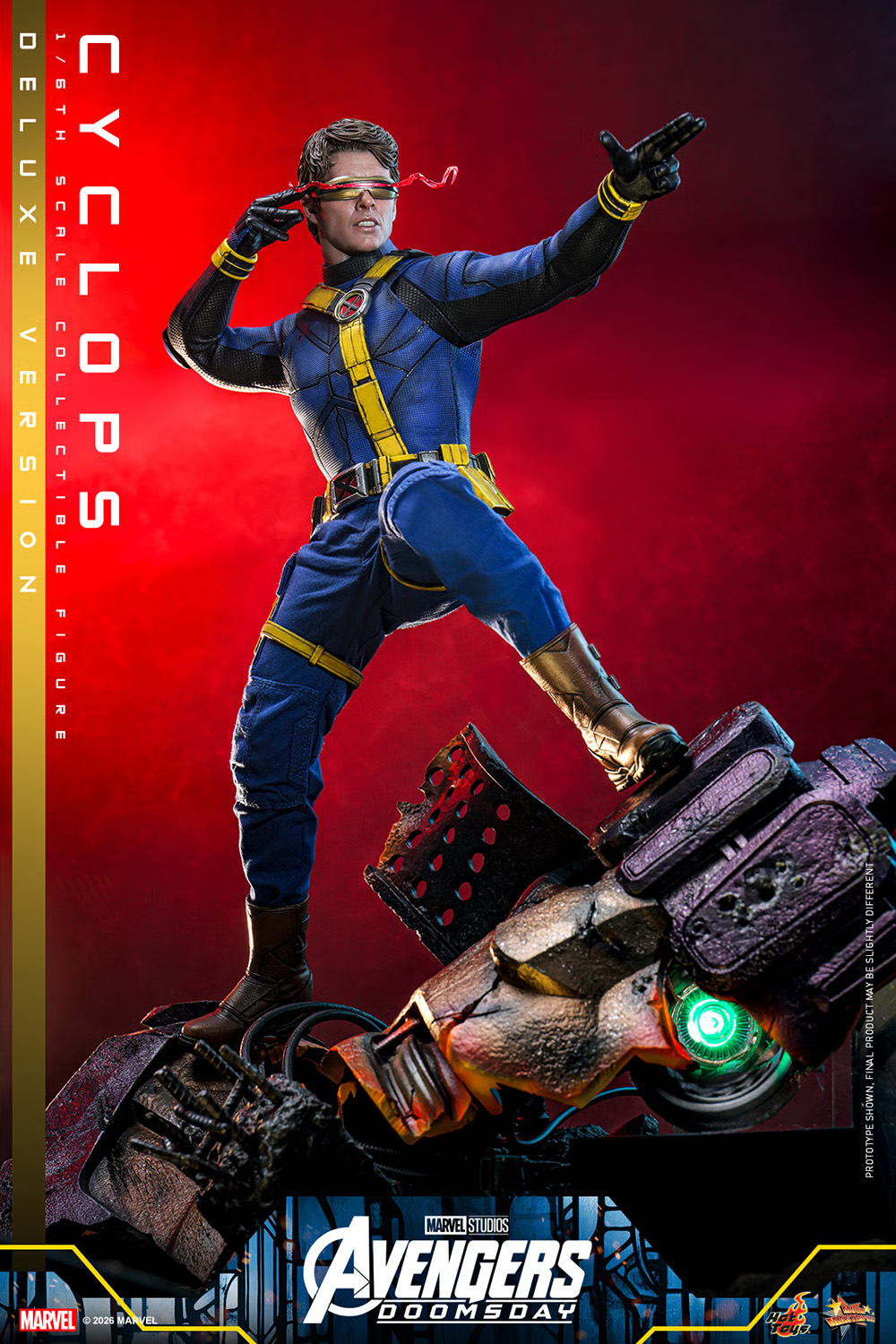 Avengers: Doomsday MMS909 Cyclops (Deluxe Ver.) 1/6th Scale Collectible Figure Gallery Image 9