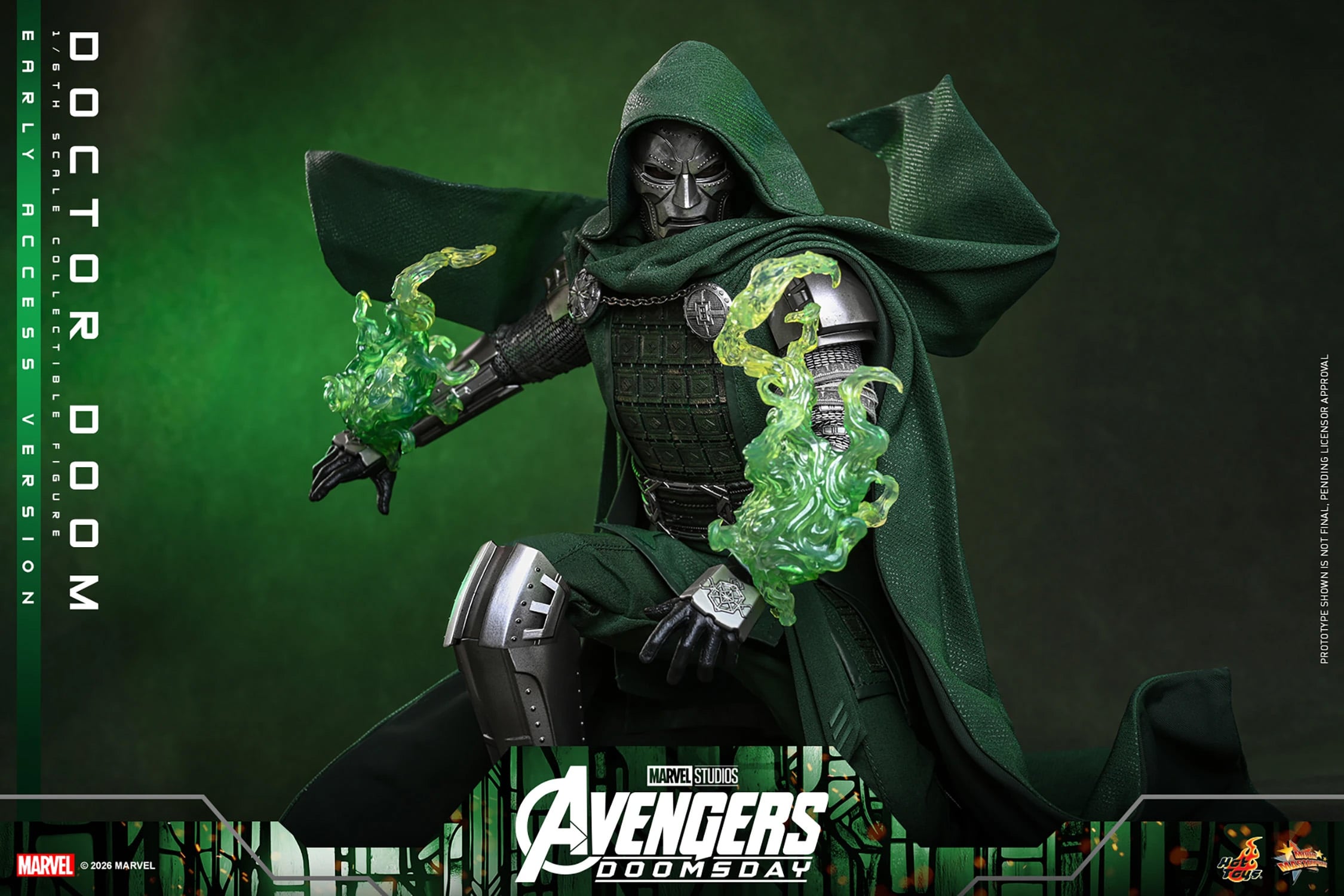 Avengers: Doomsday MMS906 Doctor Doom 1/6th Scale Collectible Figure Gallery Image 7