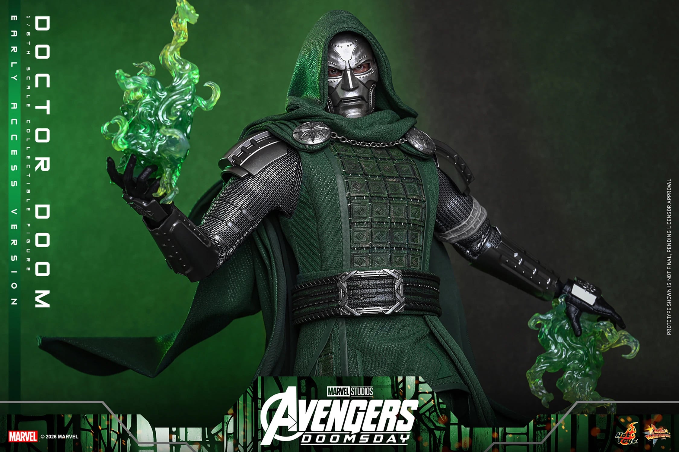 Avengers: Doomsday MMS906 Doctor Doom 1/6th Scale Collectible Figure Gallery Image 9