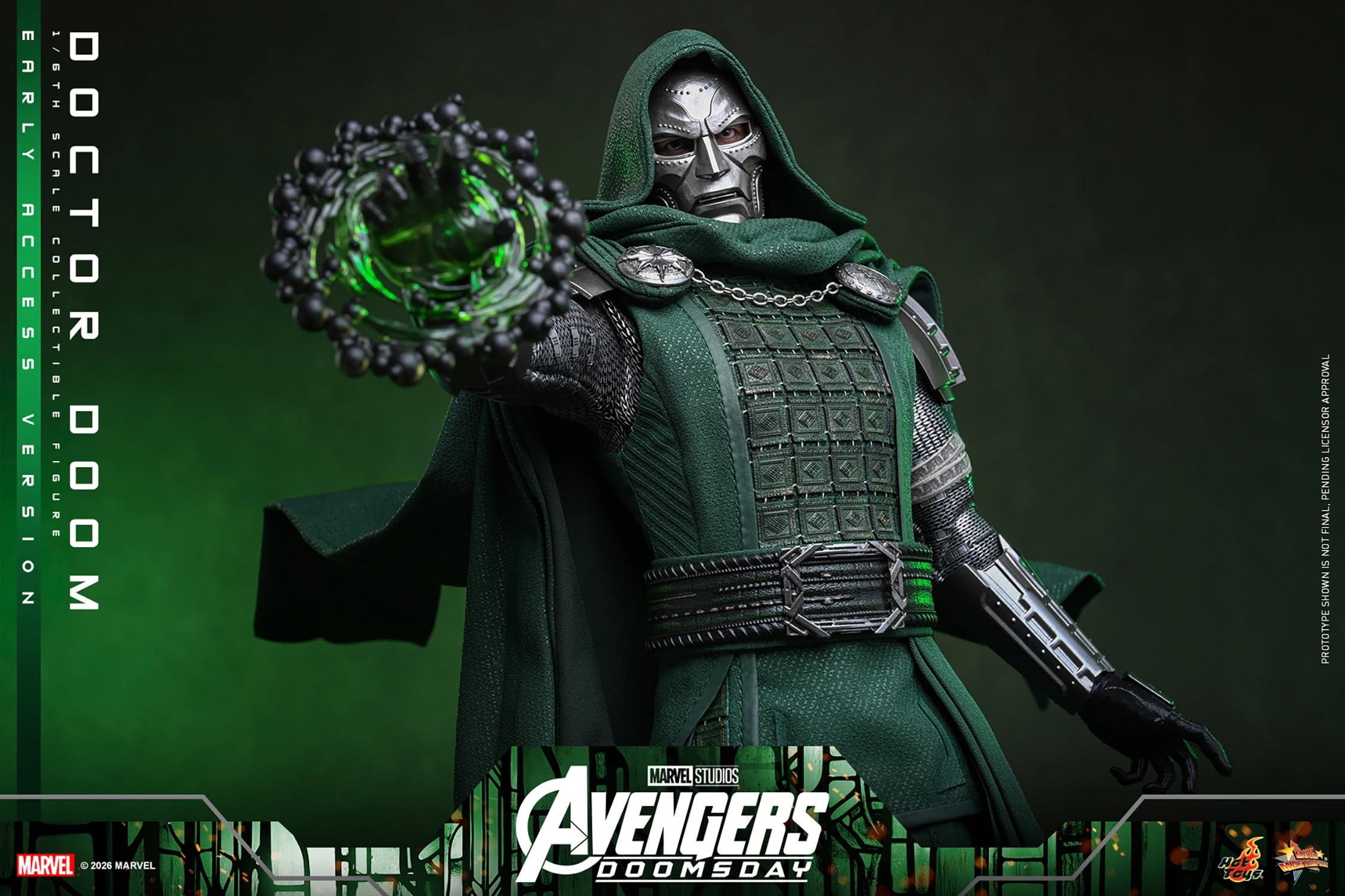 Avengers: Doomsday MMS906 Doctor Doom 1/6th Scale Collectible Figure Gallery Image 12