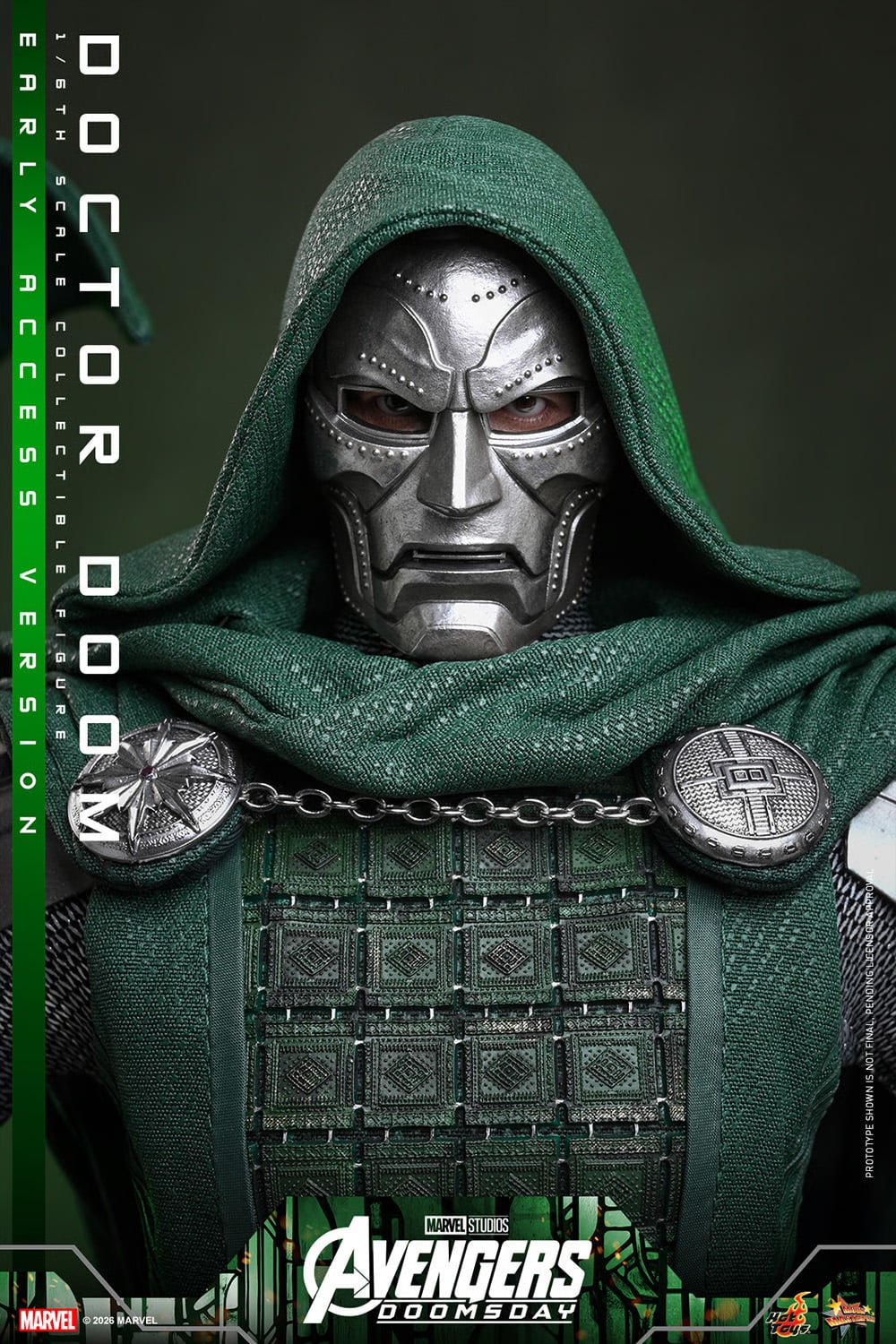 Avengers: Doomsday MMS906 Doctor Doom 1/6th Scale Collectible Figure Gallery Image 5
