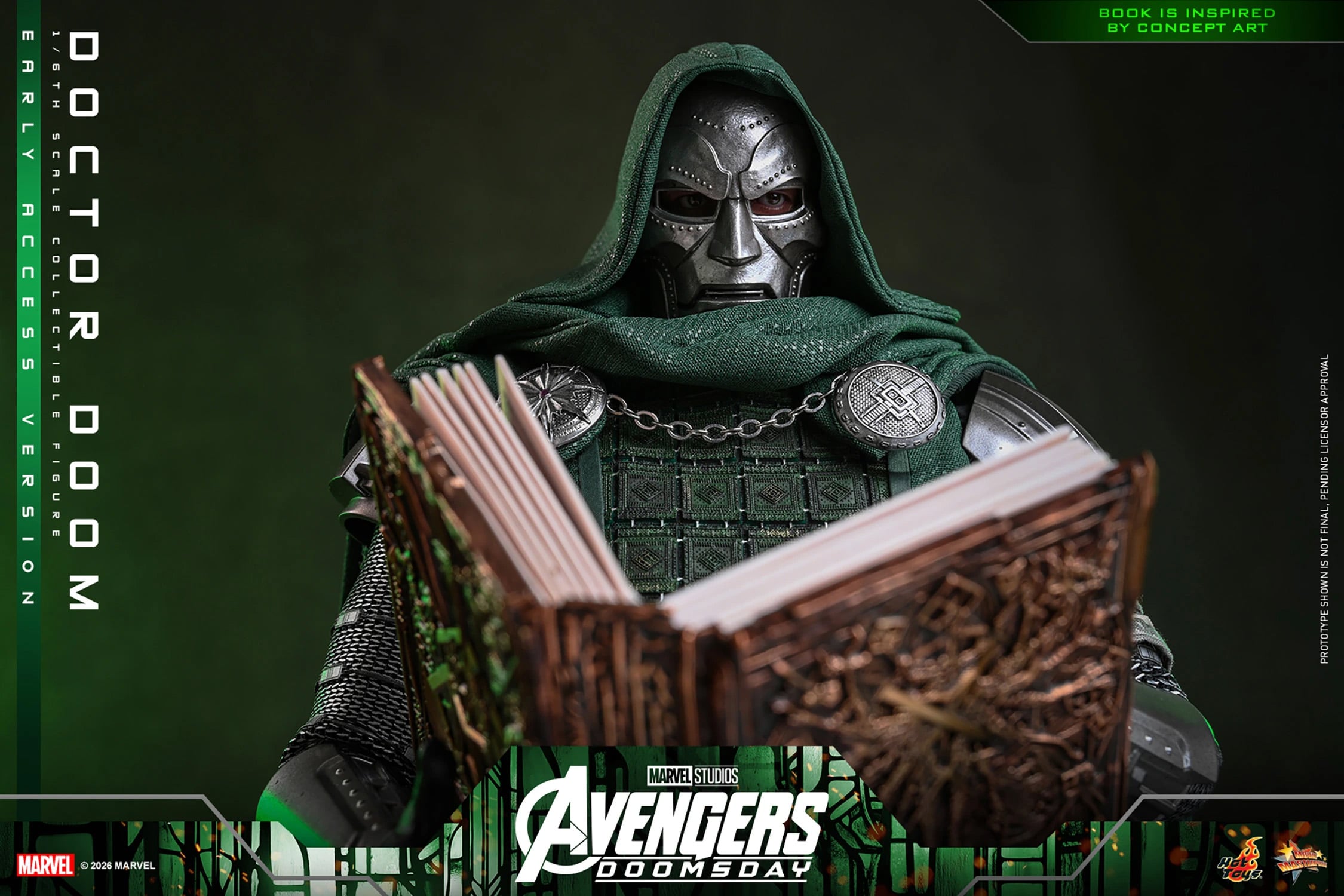 Avengers: Doomsday MMS906 Doctor Doom 1/6th Scale Collectible Figure Gallery Image 6