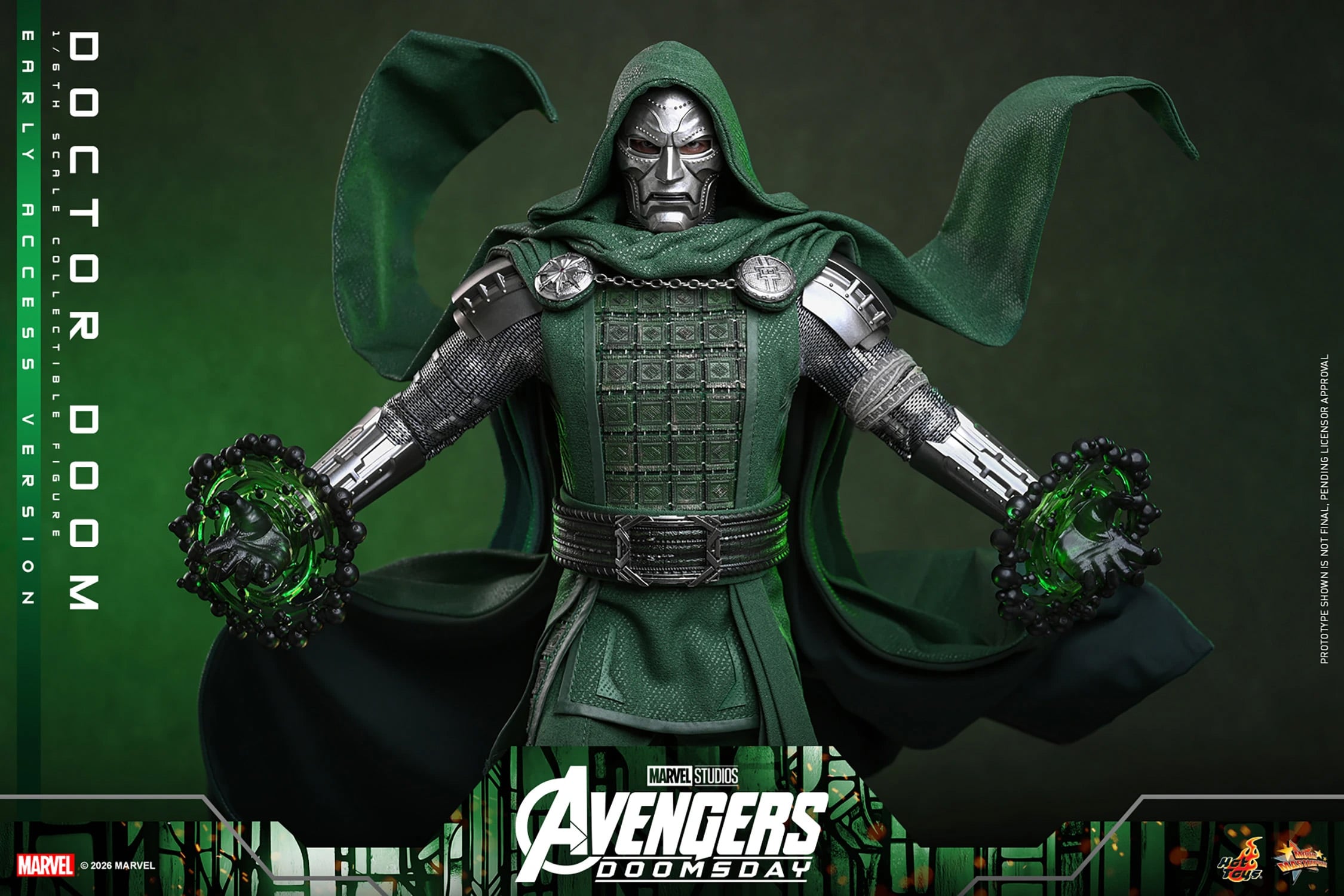 Avengers: Doomsday MMS906 Doctor Doom 1/6th Scale Collectible Figure Gallery Image 13