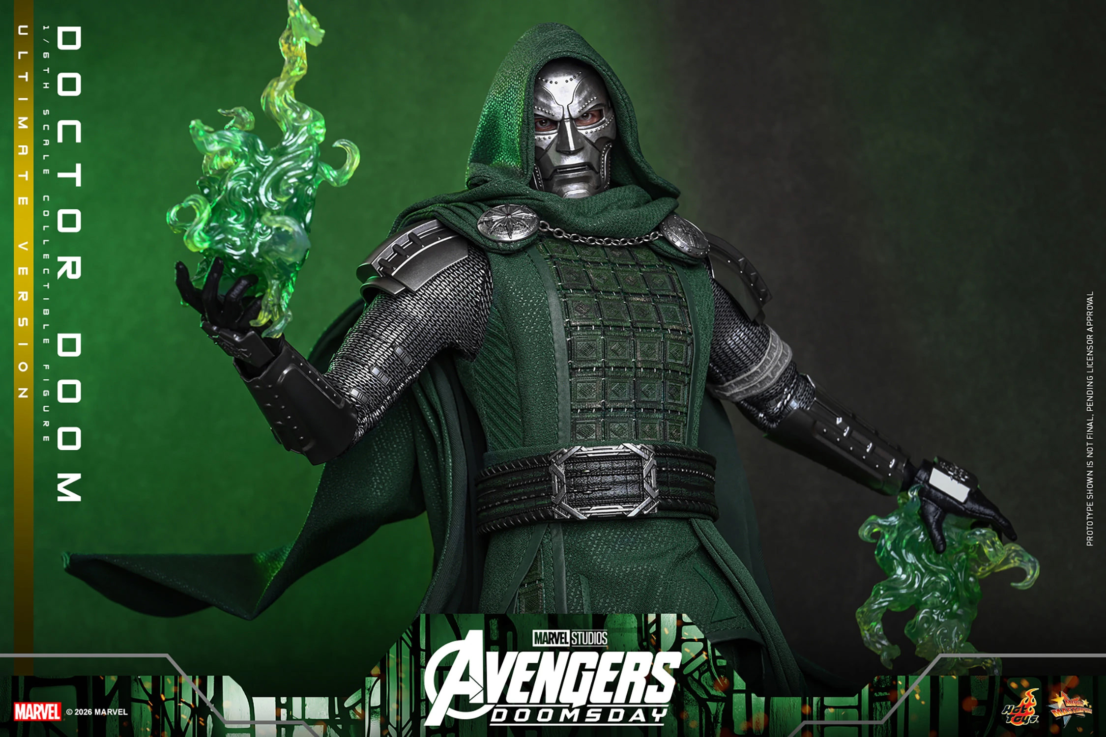 Avengers: Doomsday MMS907 Doctor Doom (Ultimate Ver.) 1/6th Scale Collectible Figure Gallery Image 12