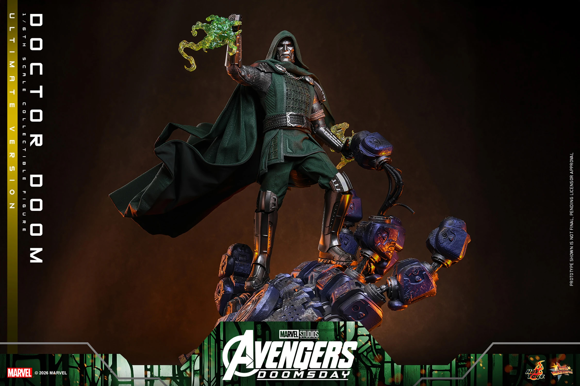 Avengers: Doomsday MMS907 Doctor Doom (Ultimate Ver.) 1/6th Scale Collectible Figure Gallery Image 9