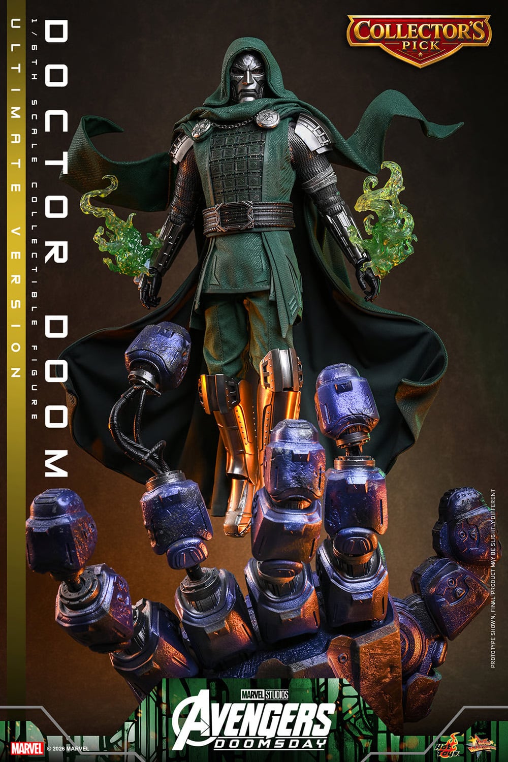 Avengers: Doomsday MMS907 Doctor Doom (Ultimate Ver.) 1/6th Scale Collectible Figure Gallery Image 6