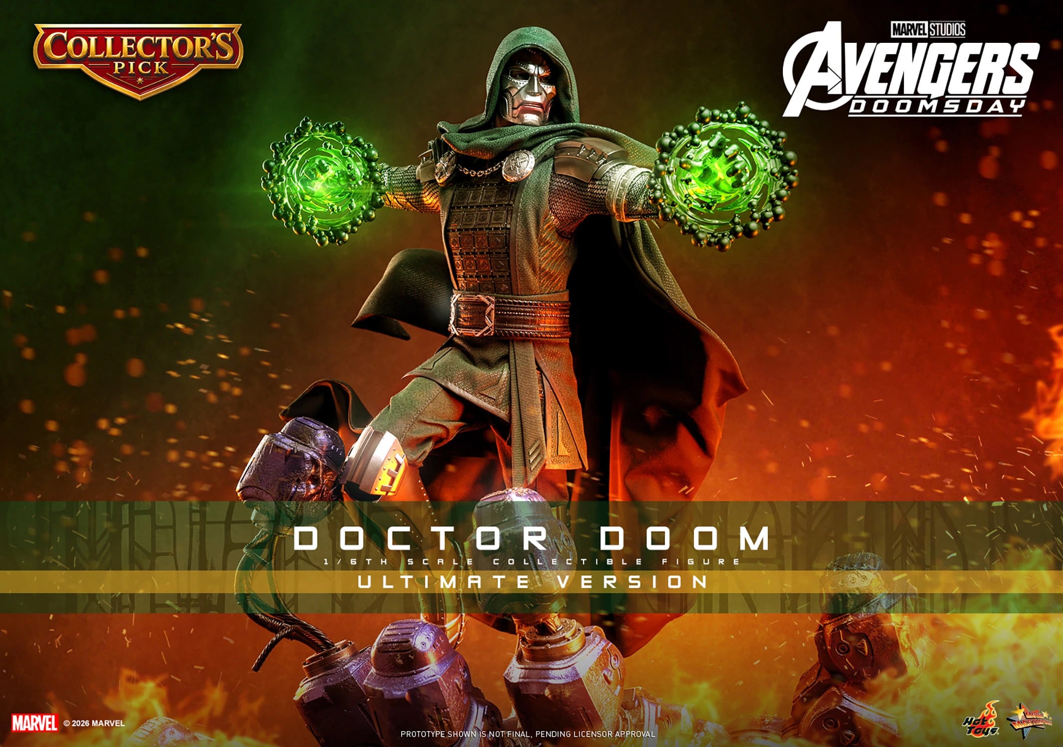 Avengers: Doomsday MMS907 Doctor Doom (Ultimate Ver.) 1/6th Scale Collectible Figure Gallery Image 3