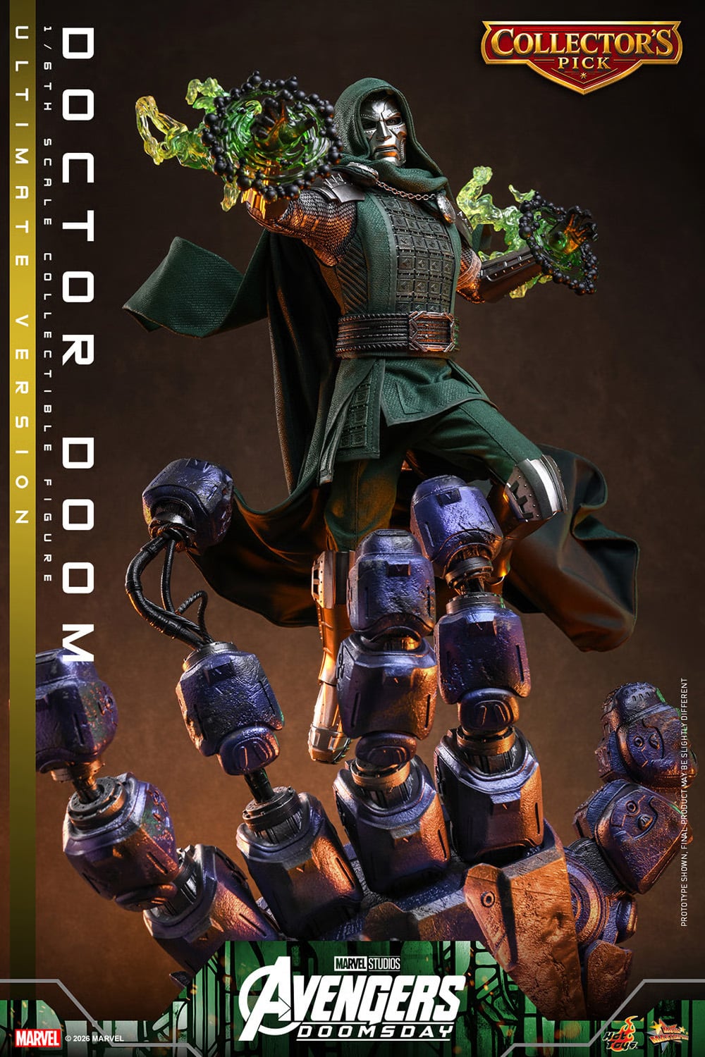 Avengers: Doomsday MMS907 Doctor Doom (Ultimate Ver.) 1/6th Scale Collectible Figure Gallery Image 5