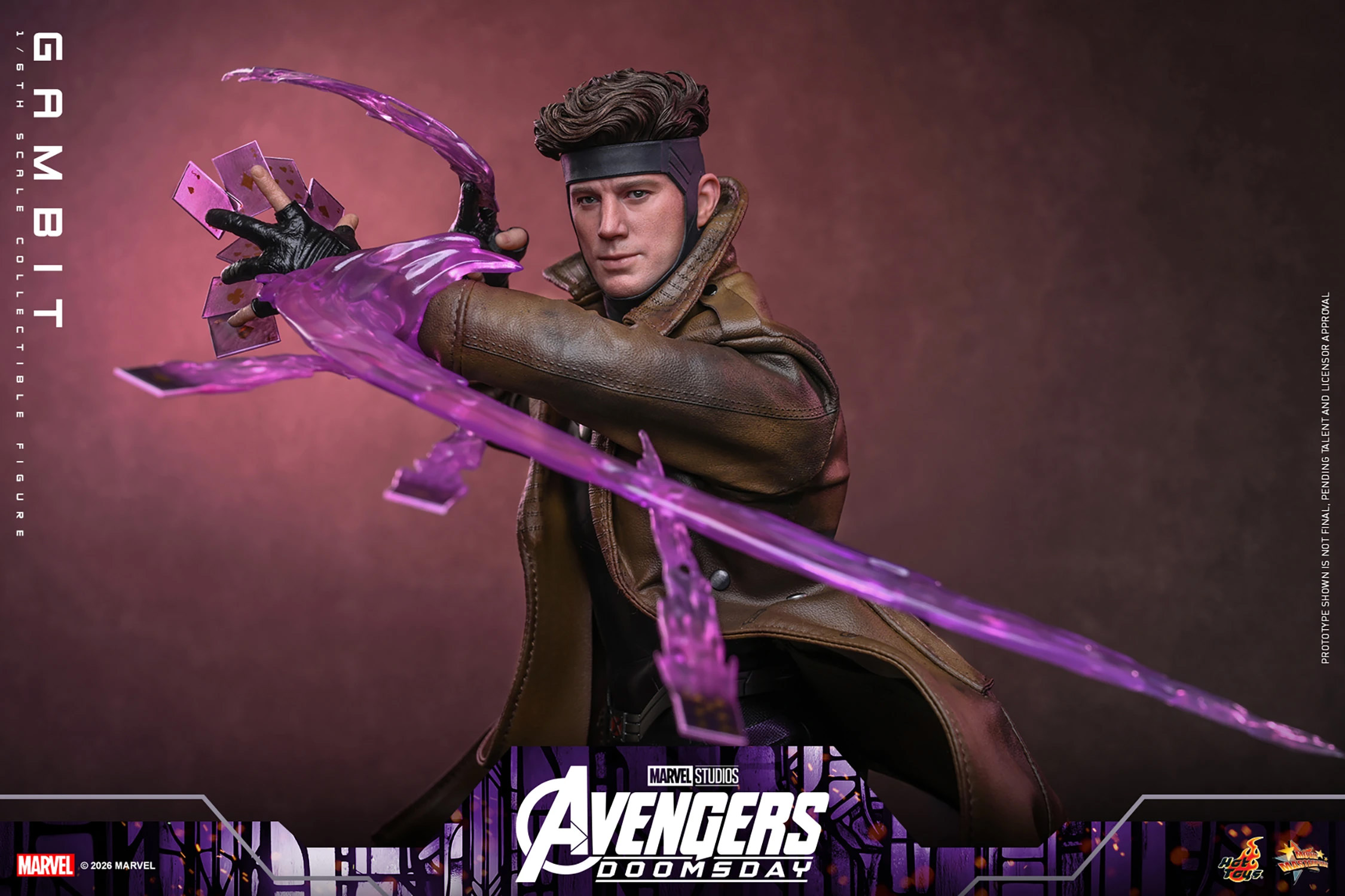 Avengers: Doomsday MMS910 Gambit 1/6th Scale Collectible Figure Gallery Image 9