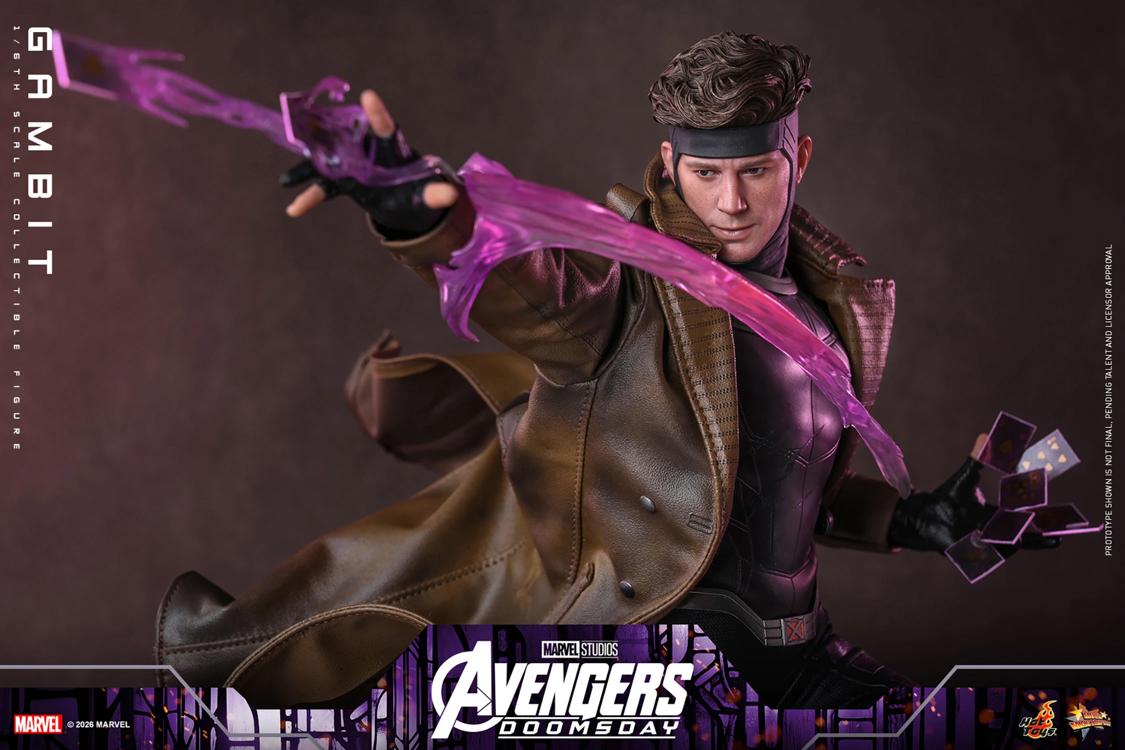 Avengers: Doomsday MMS910 Gambit 1/6th Scale Collectible Figure Gallery Image 8