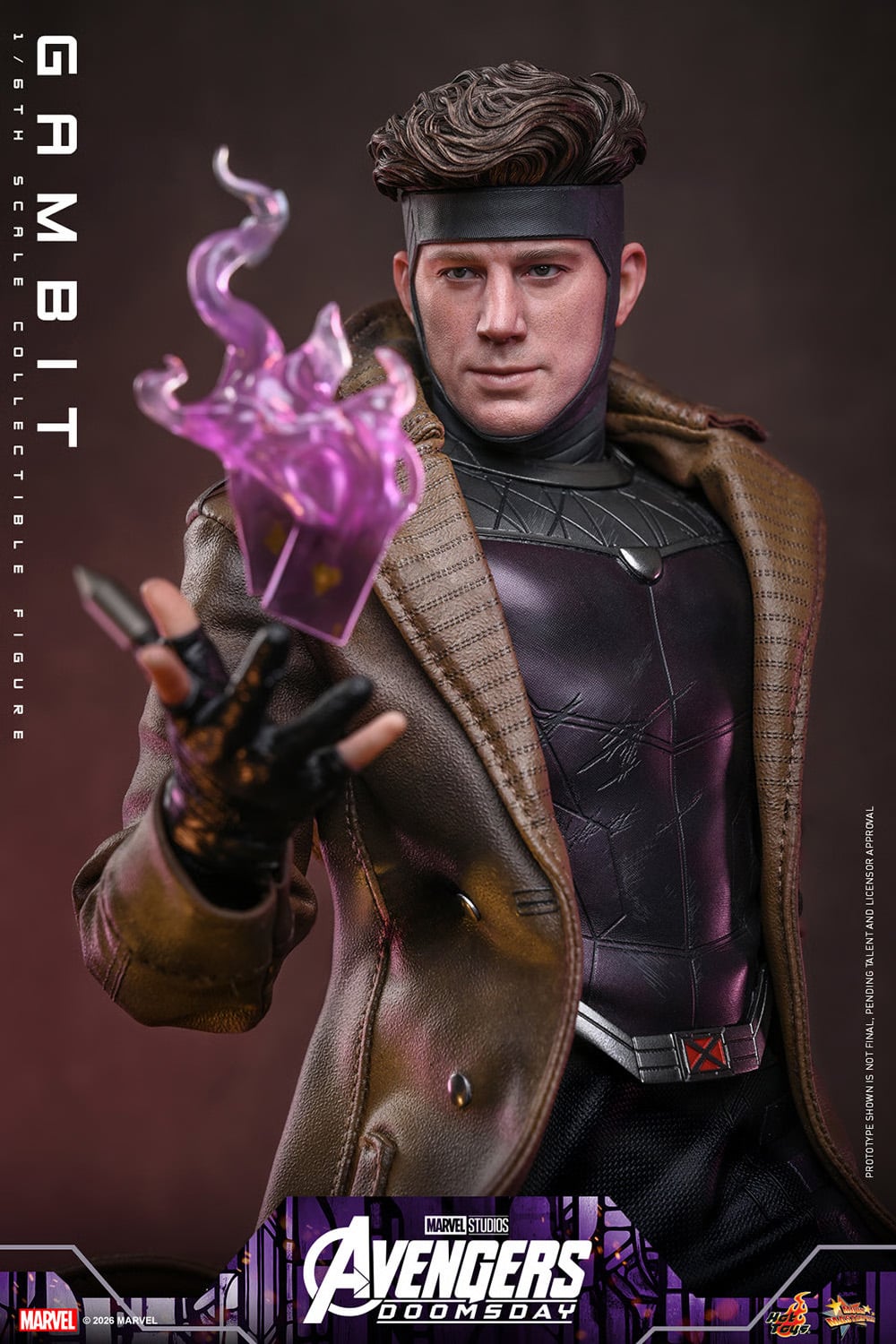 Avengers: Doomsday MMS910 Gambit 1/6th Scale Collectible Figure Gallery Image 6