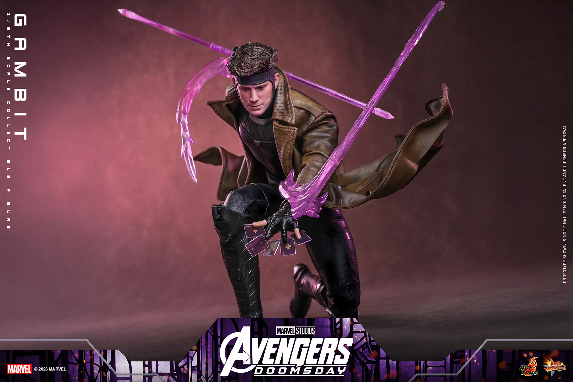 Avengers: Doomsday MMS910 Gambit 1/6th Scale Collectible Figure Gallery Image 16