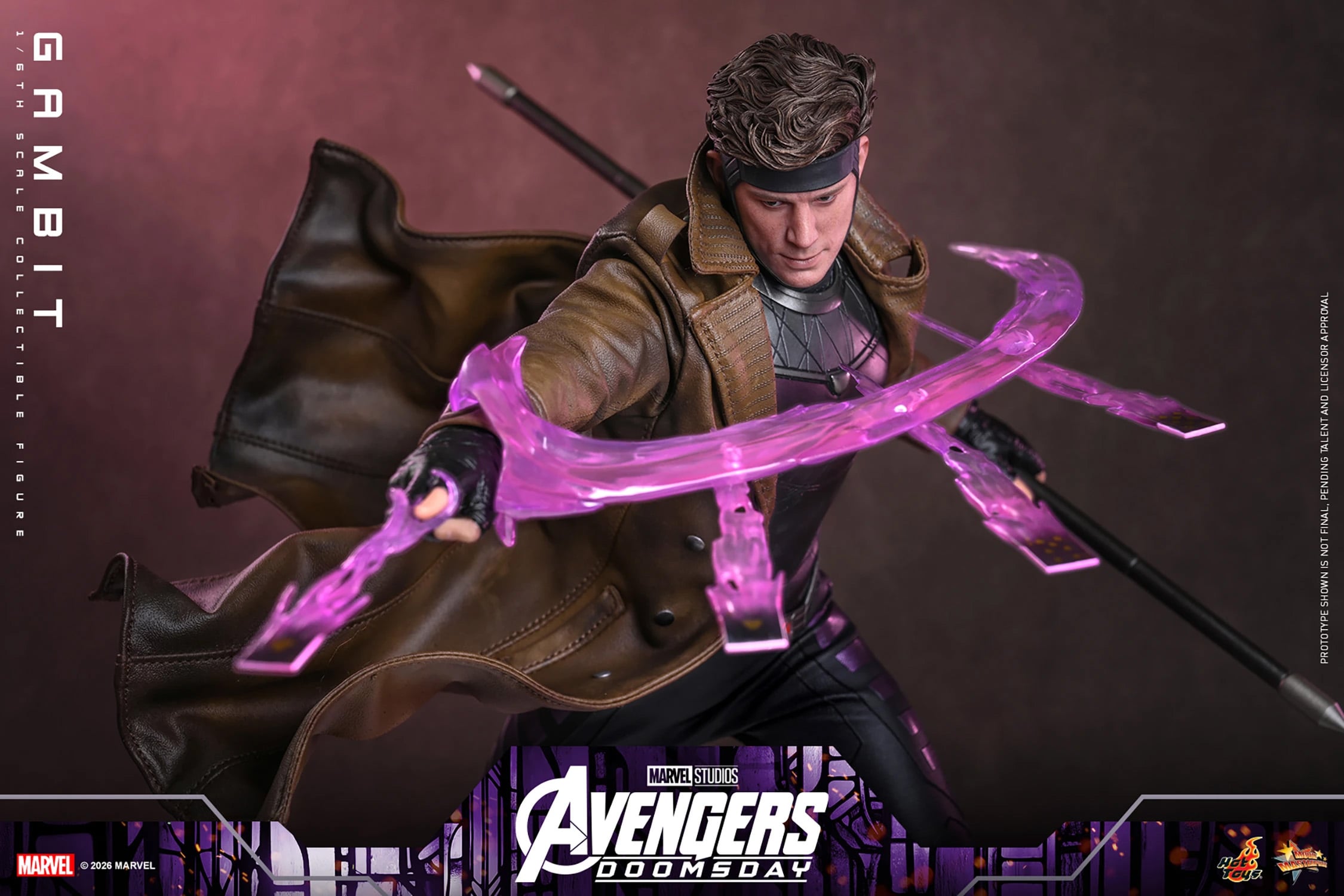 Avengers: Doomsday MMS910 Gambit 1/6th Scale Collectible Figure Gallery Image 10