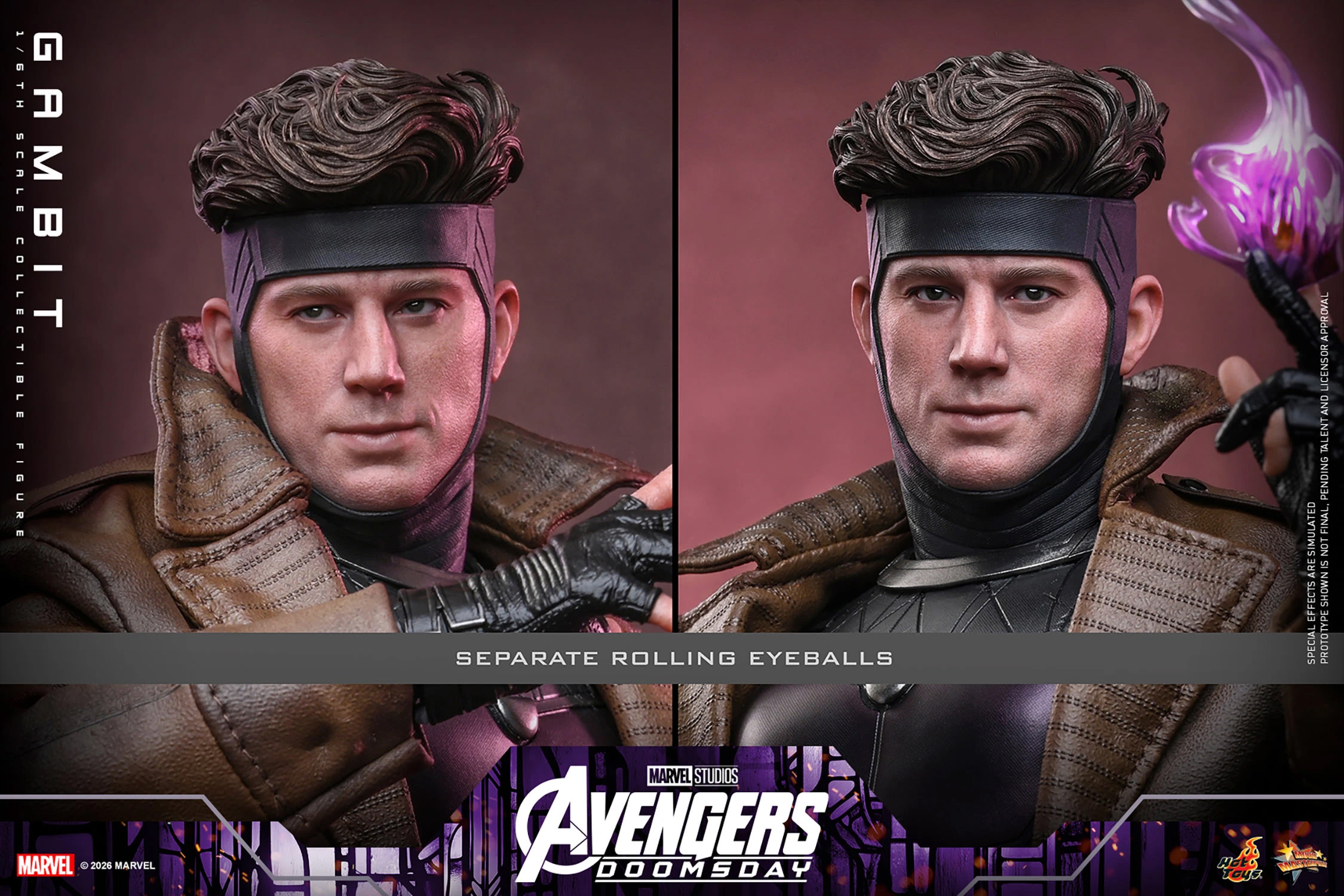 Avengers: Doomsday MMS910 Gambit 1/6th Scale Collectible Figure Gallery Image 20