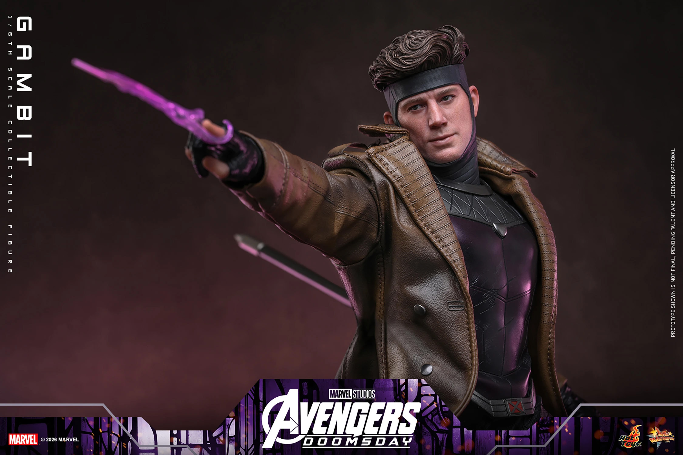 Avengers: Doomsday MMS910 Gambit 1/6th Scale Collectible Figure Gallery Image 12