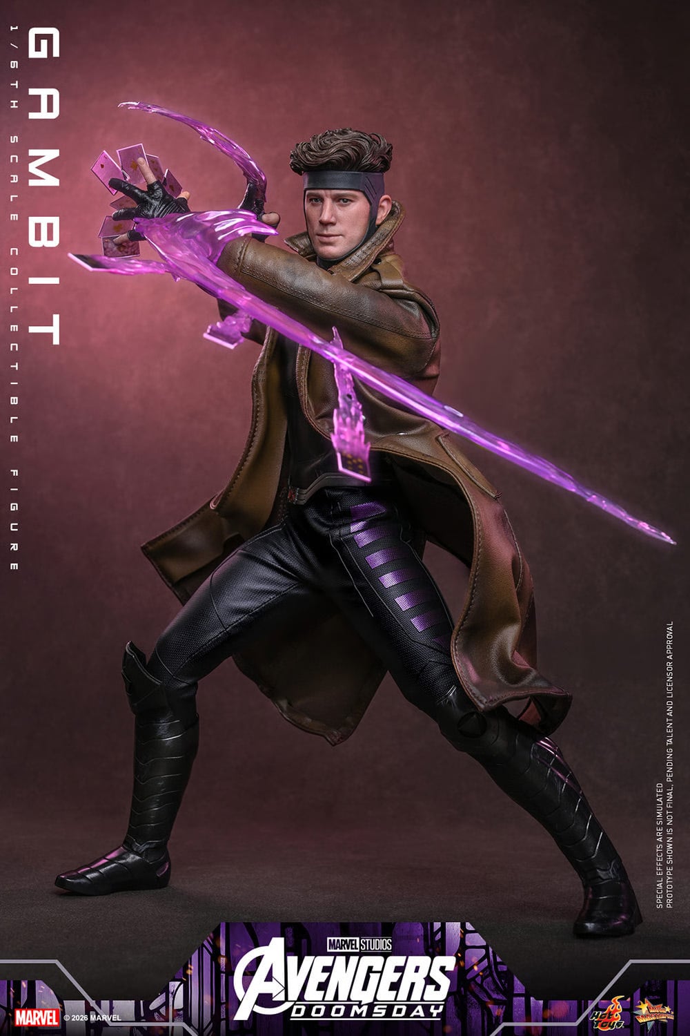 Avengers: Doomsday MMS910 Gambit 1/6th Scale Collectible Figure Gallery Image 17